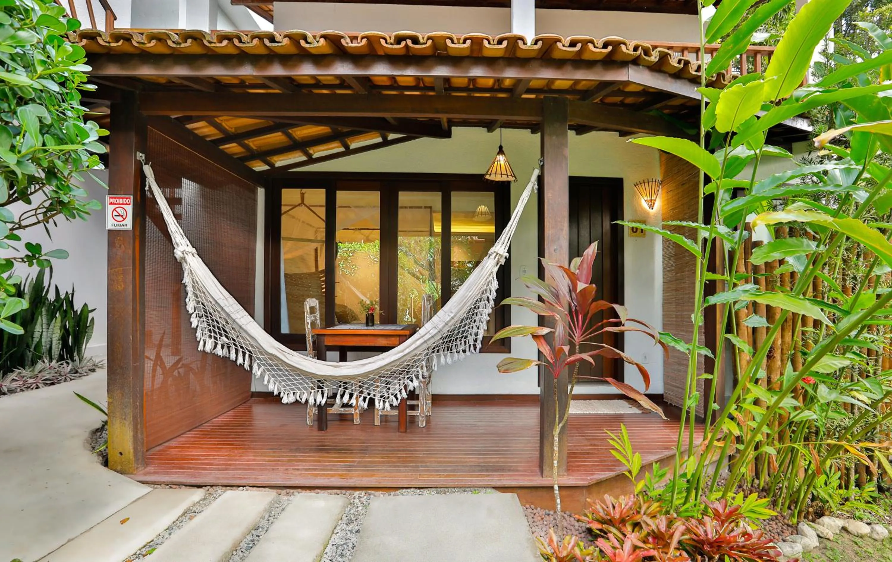 Patio in Paraíso Ecológico Pousada & SPA