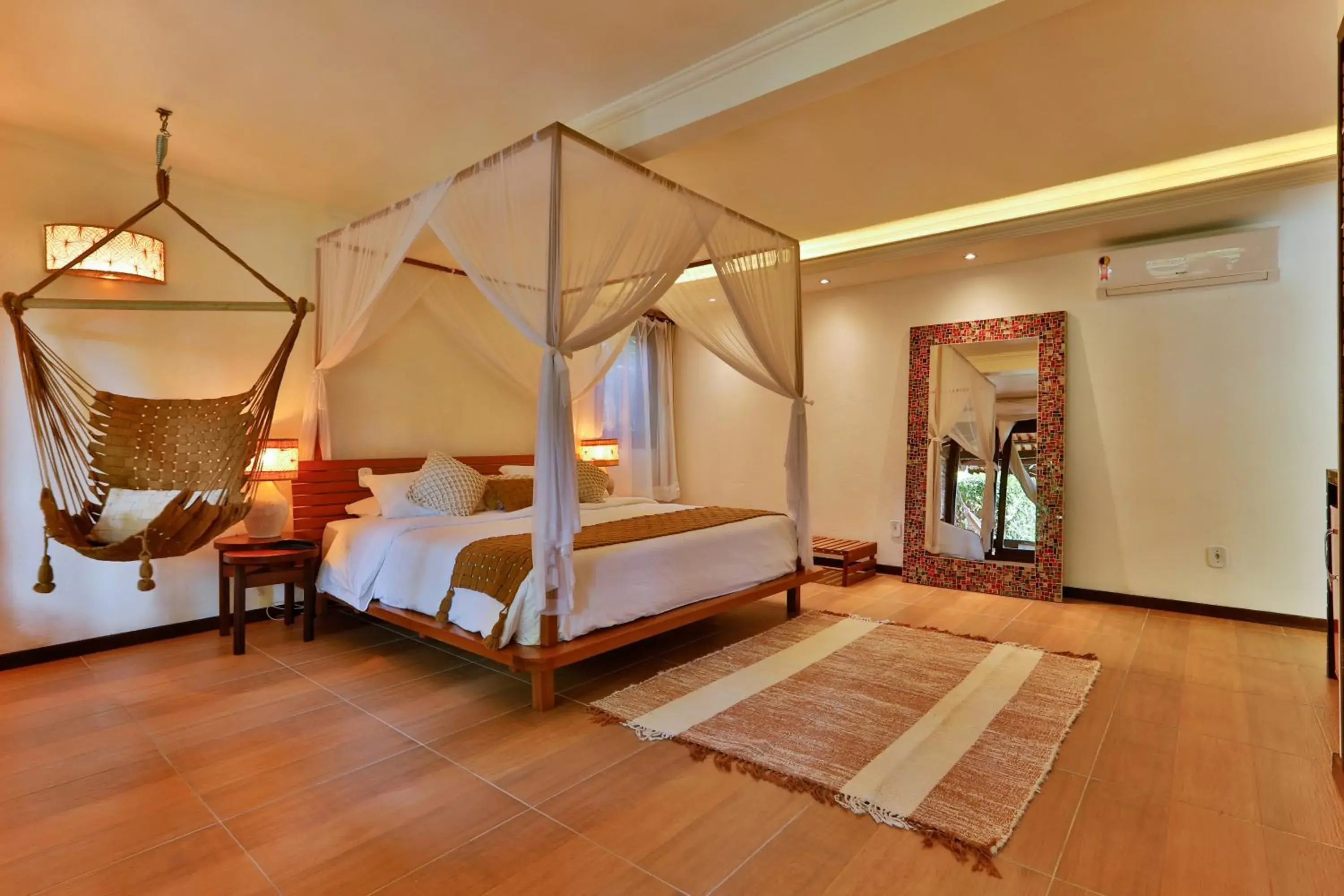 Bed in Paraíso Ecológico Pousada & SPA Bed in Paraíso Ecológico Pousada & SPA