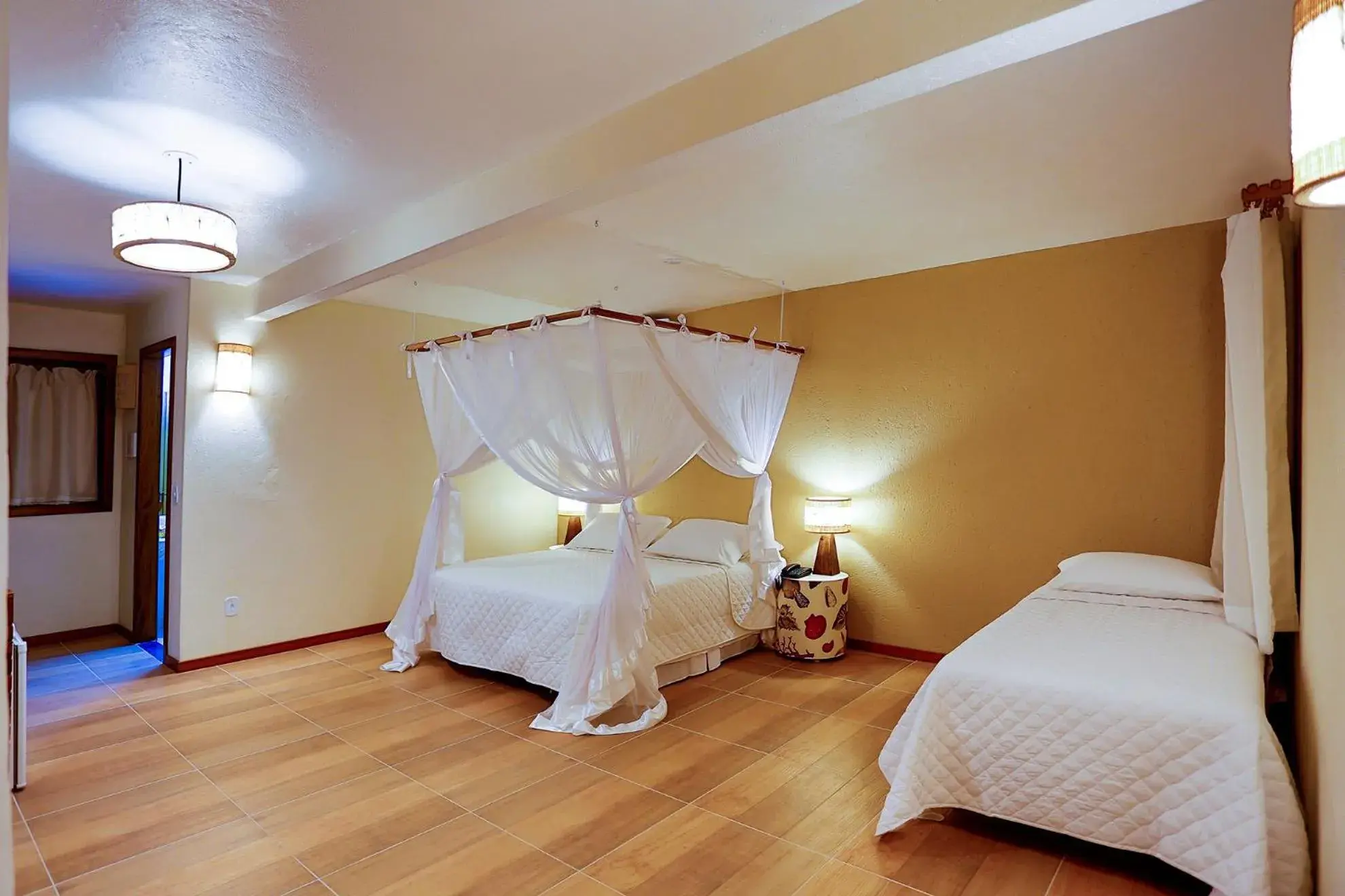 Bed in Paraíso Ecológico Pousada & SPA Bed in Paraíso Ecológico Pousada & SPA