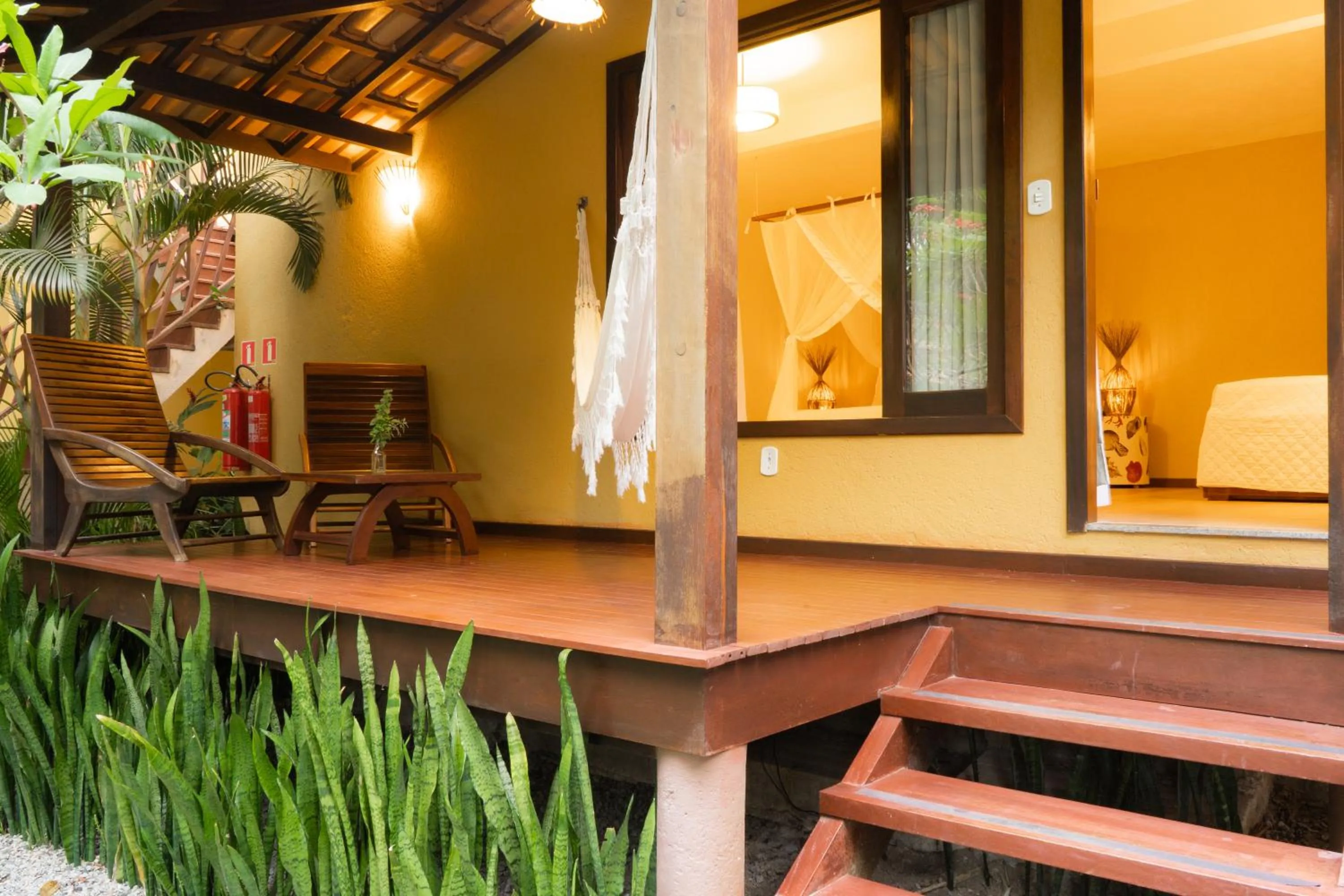 Patio in Paraíso Ecológico Pousada & SPA