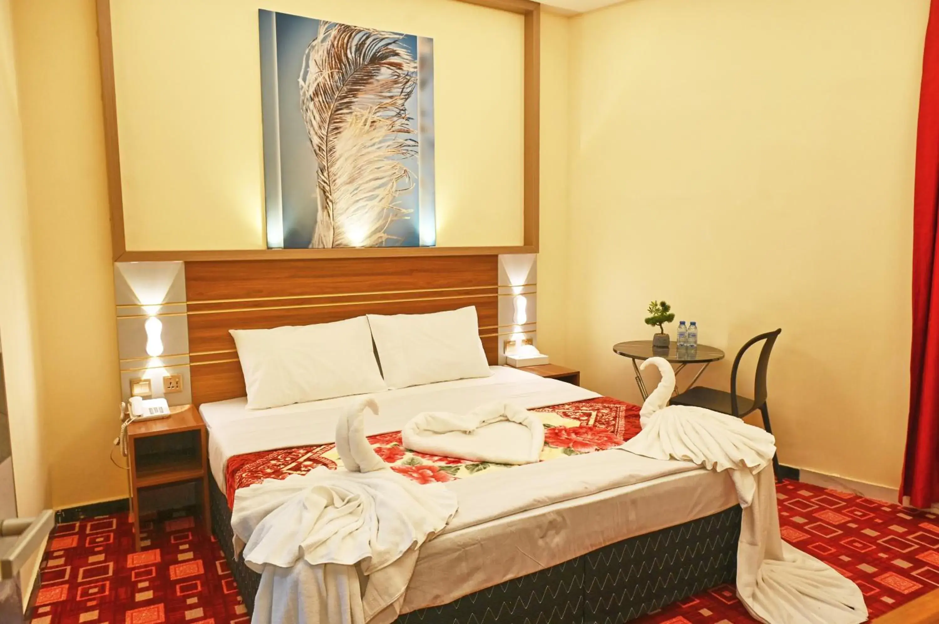 Bed in Tanha Palace Hotel Bed in Tanha Palace Hotel