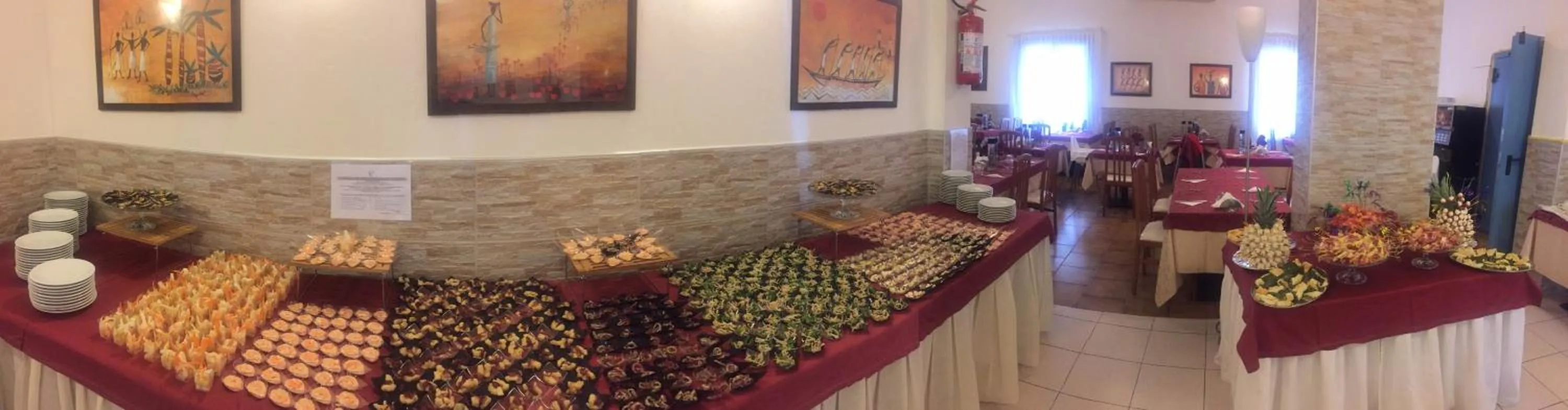 Food and drinks in Hotel La Pergola