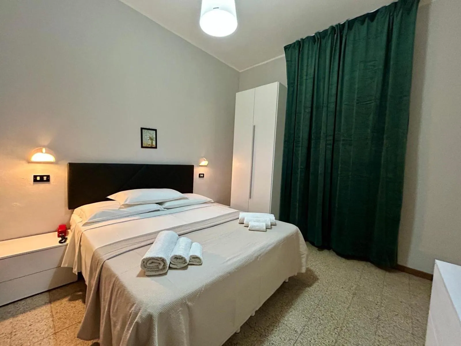 Bedroom, Bed in Hotel La Pergola