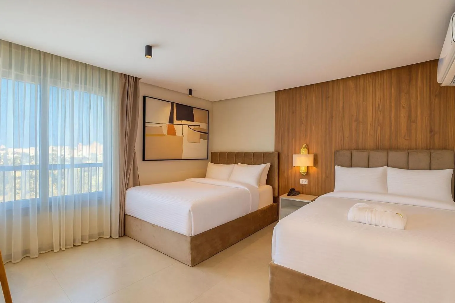 Bed in Galaxy Pyramids View INN