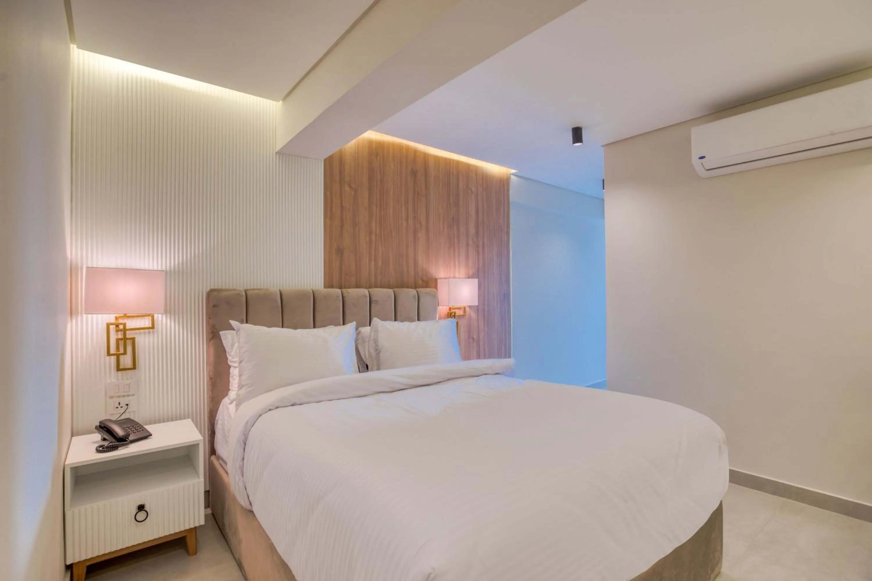 Bed in Galaxy Pyramids View INN