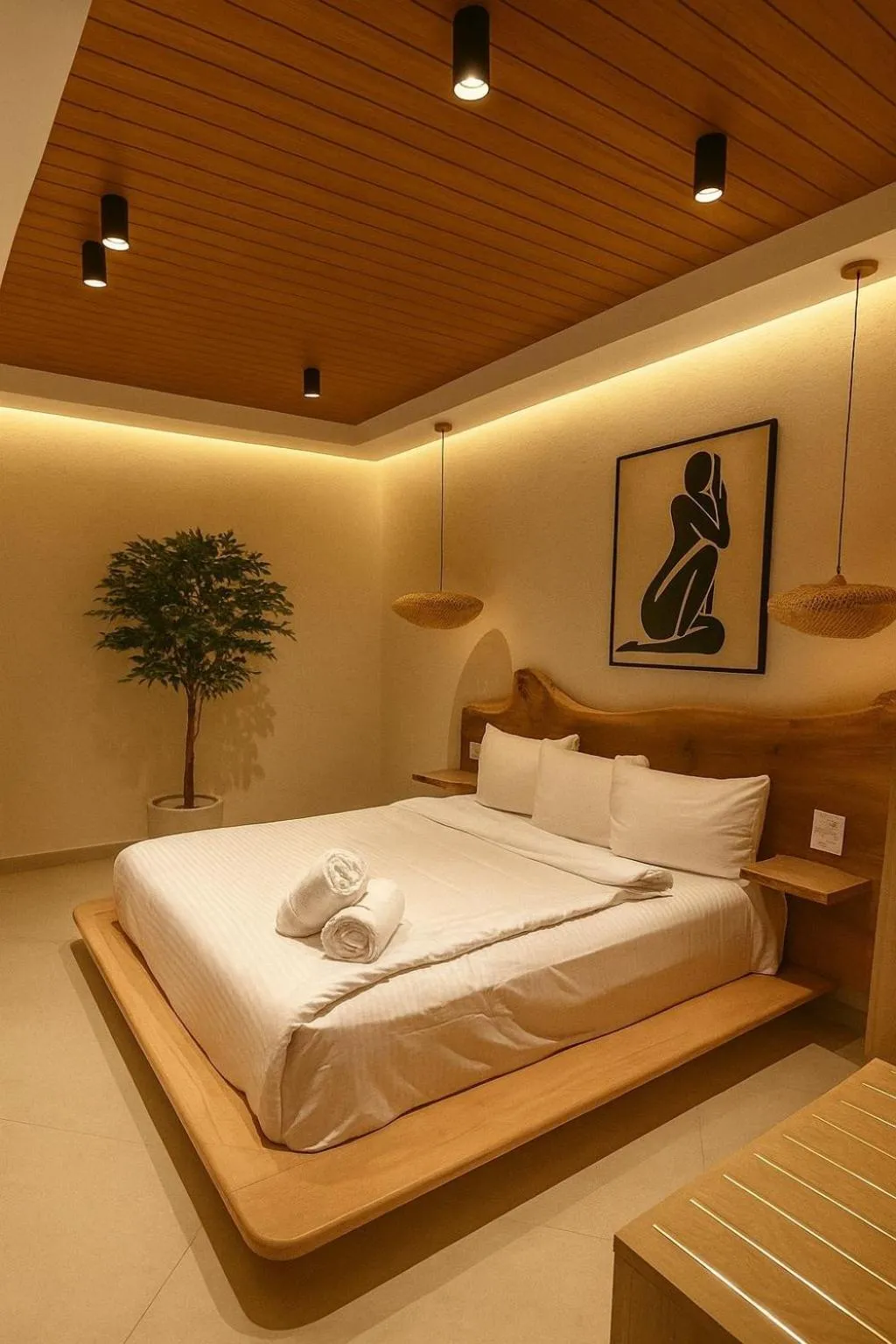 Bed in Galaxy Pyramids View INN