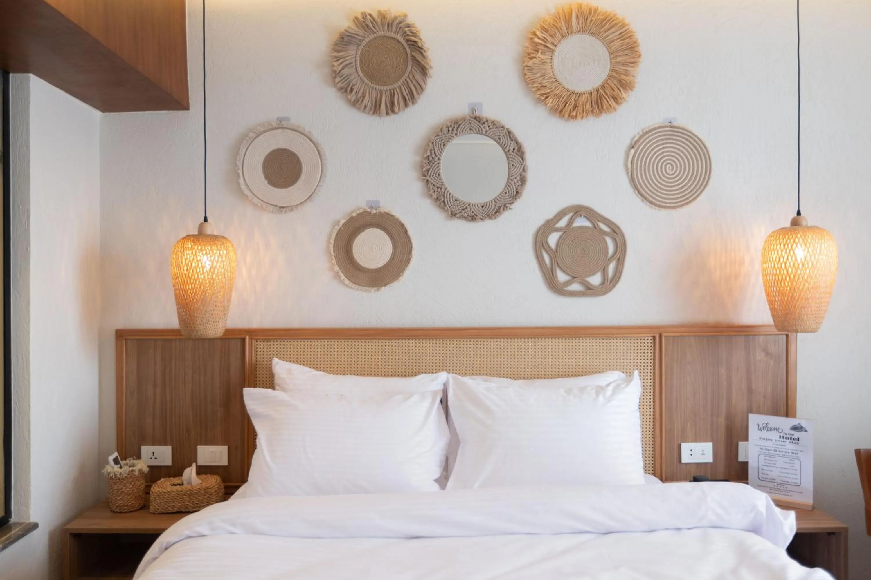 Bed in Galaxy Pyramids View INN