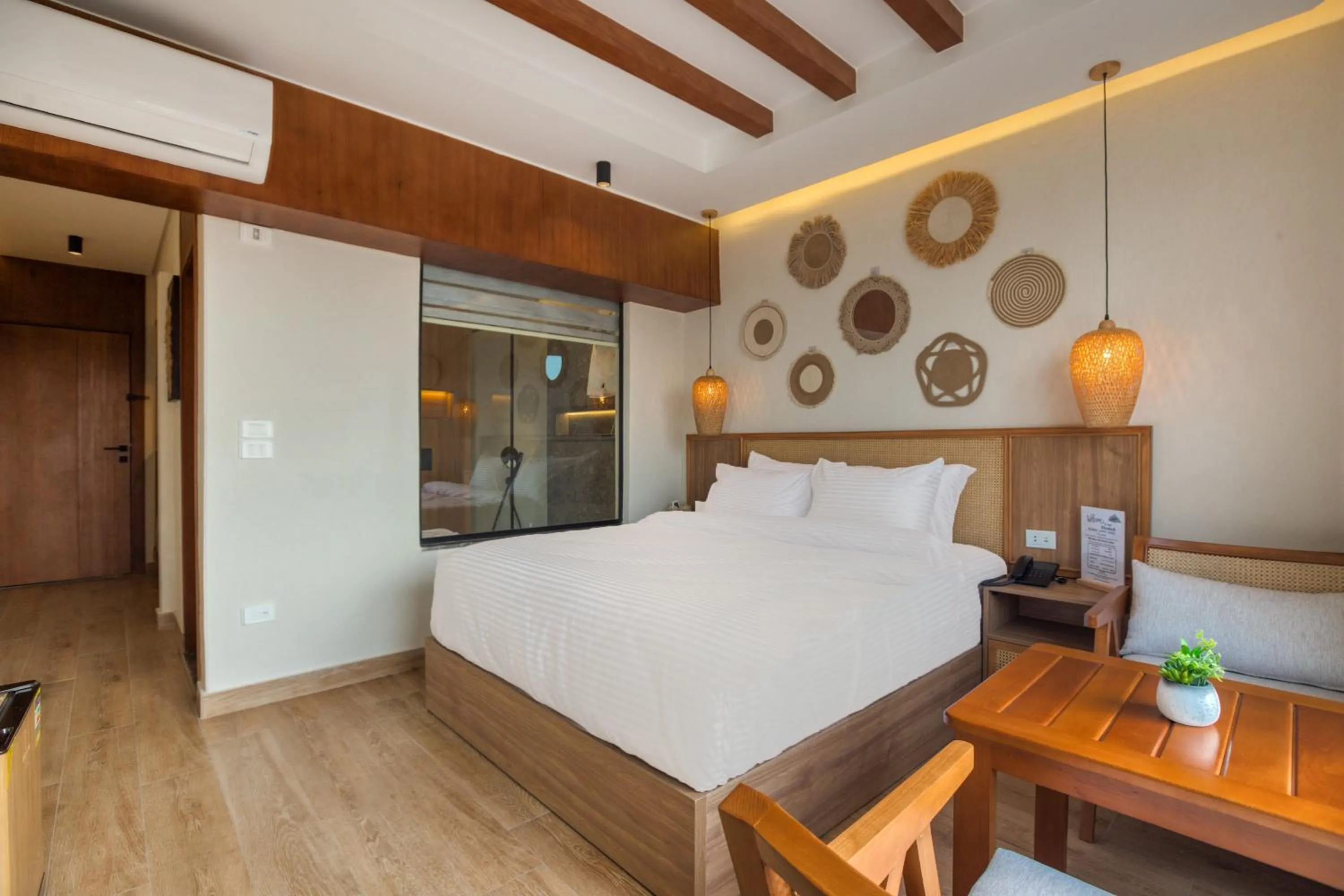 Bed in Galaxy Pyramids View INN
