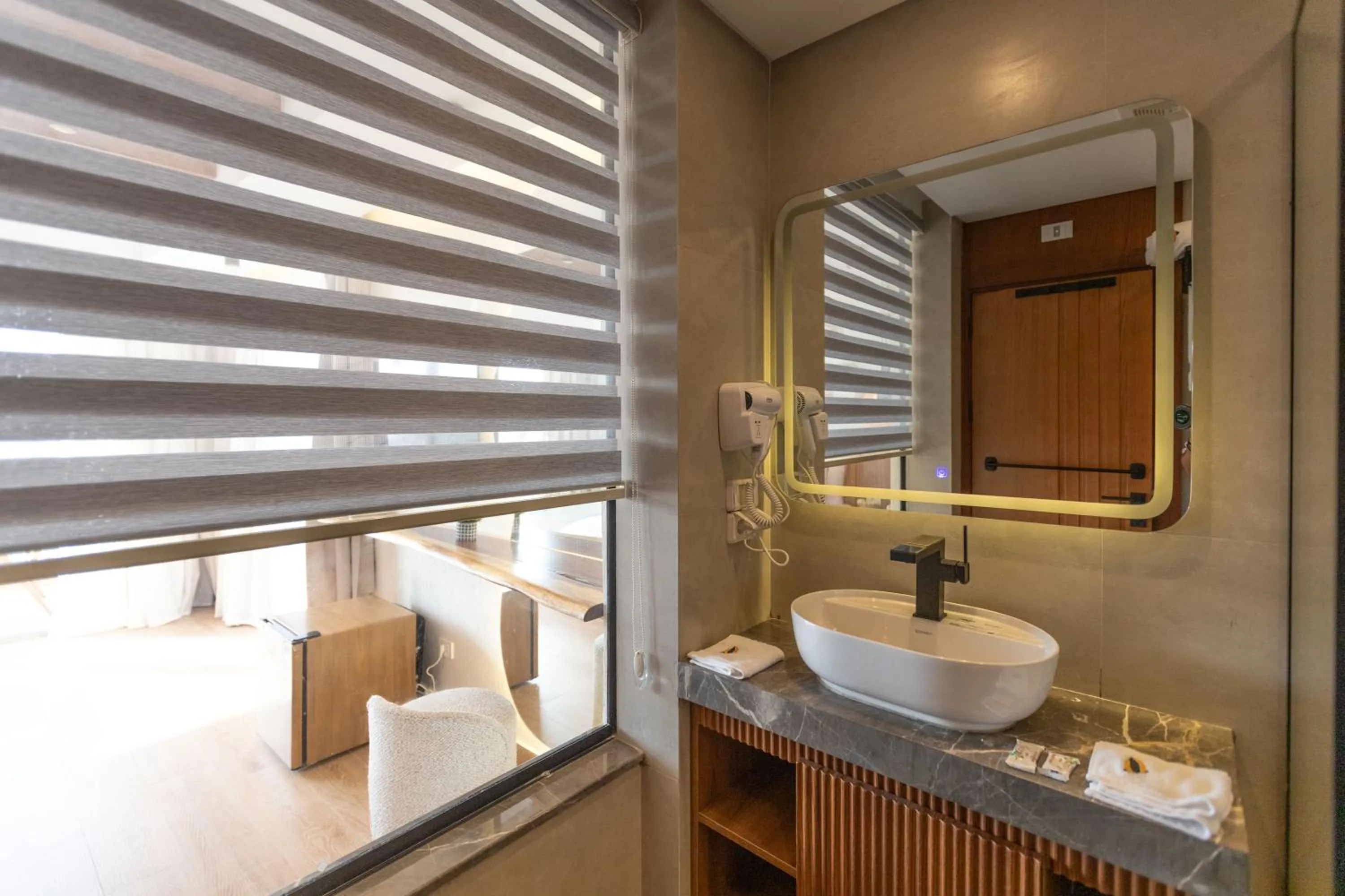 Bathroom in Galaxy Pyramids View INN