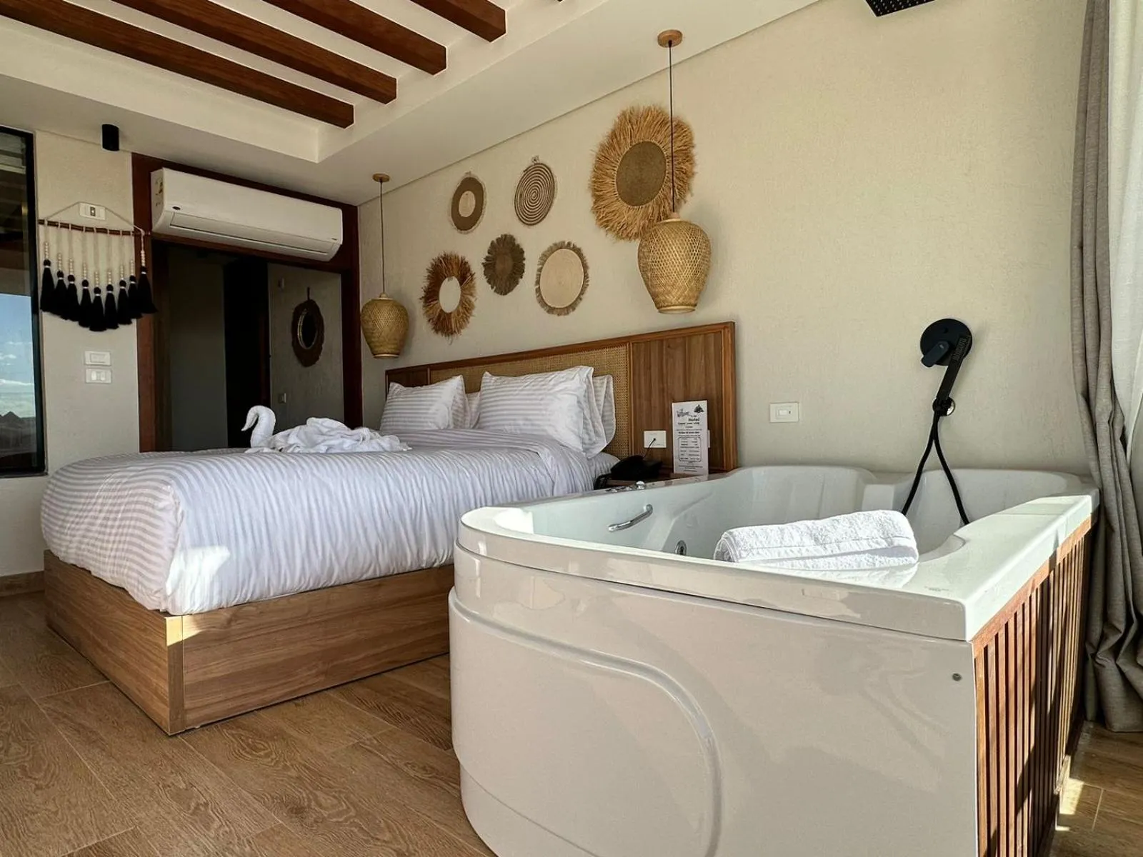 Bed in Galaxy Pyramids View INN