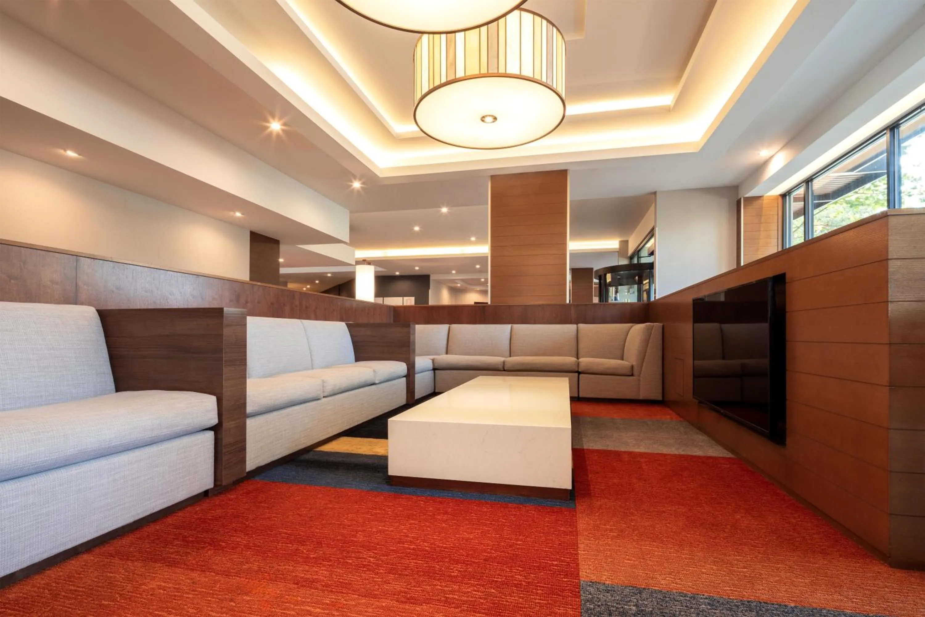 Lobby or reception, Bed in Hyatt House Seattle Downtown