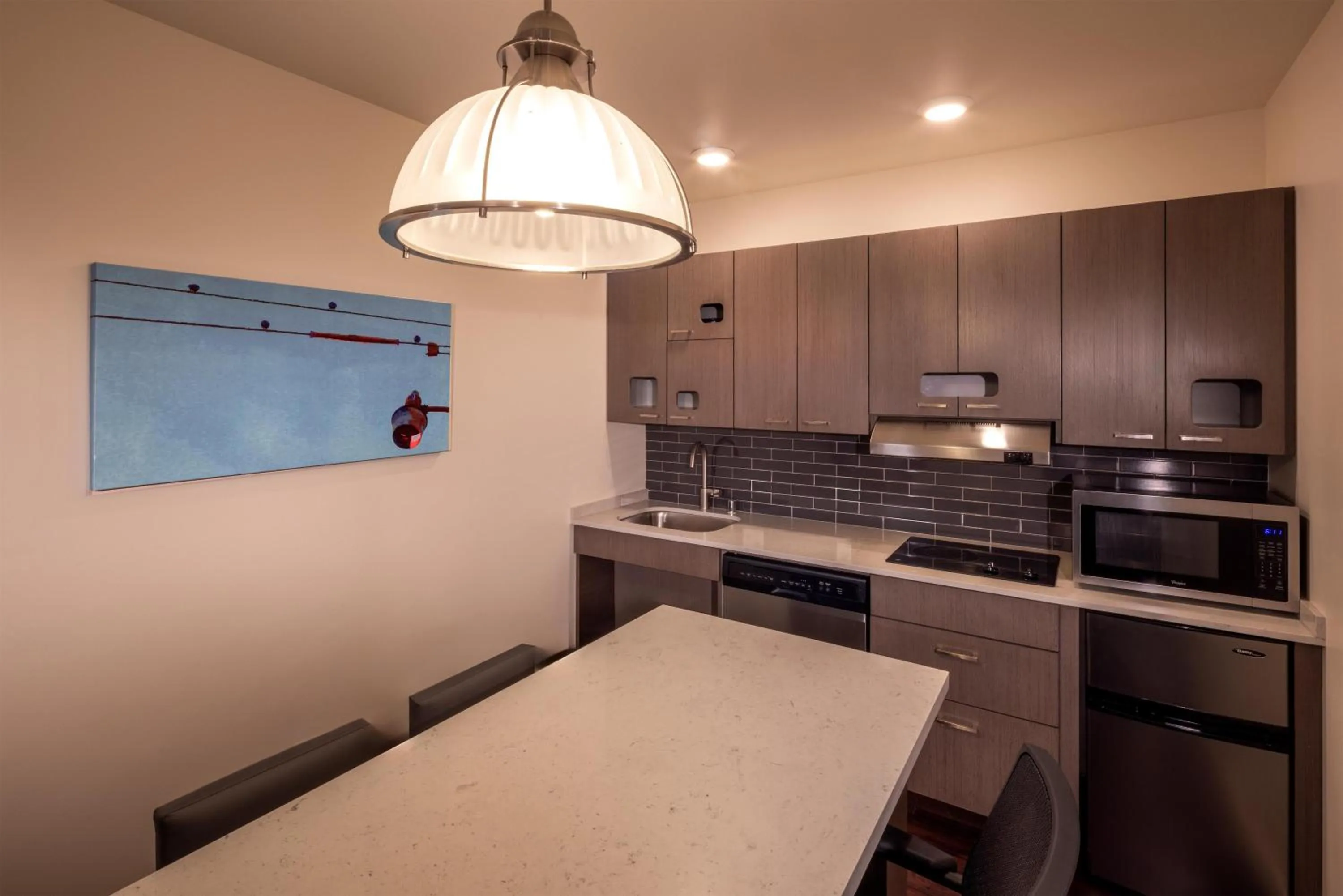 Kitchen or kitchenette in Hyatt House Seattle Downtown