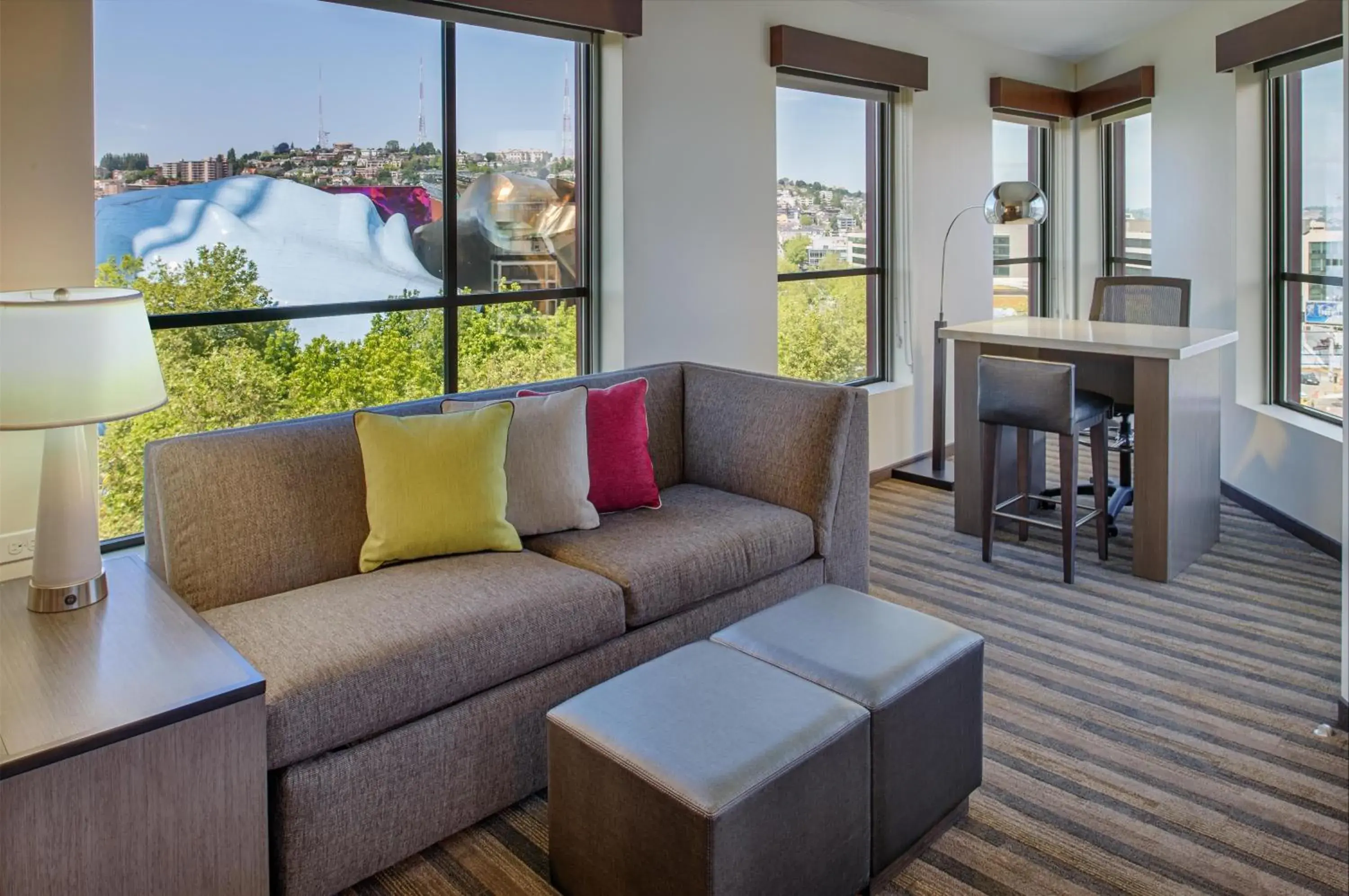 Bedroom in Hyatt House Seattle Downtown Bedroom in Hyatt House Seattle Downtown