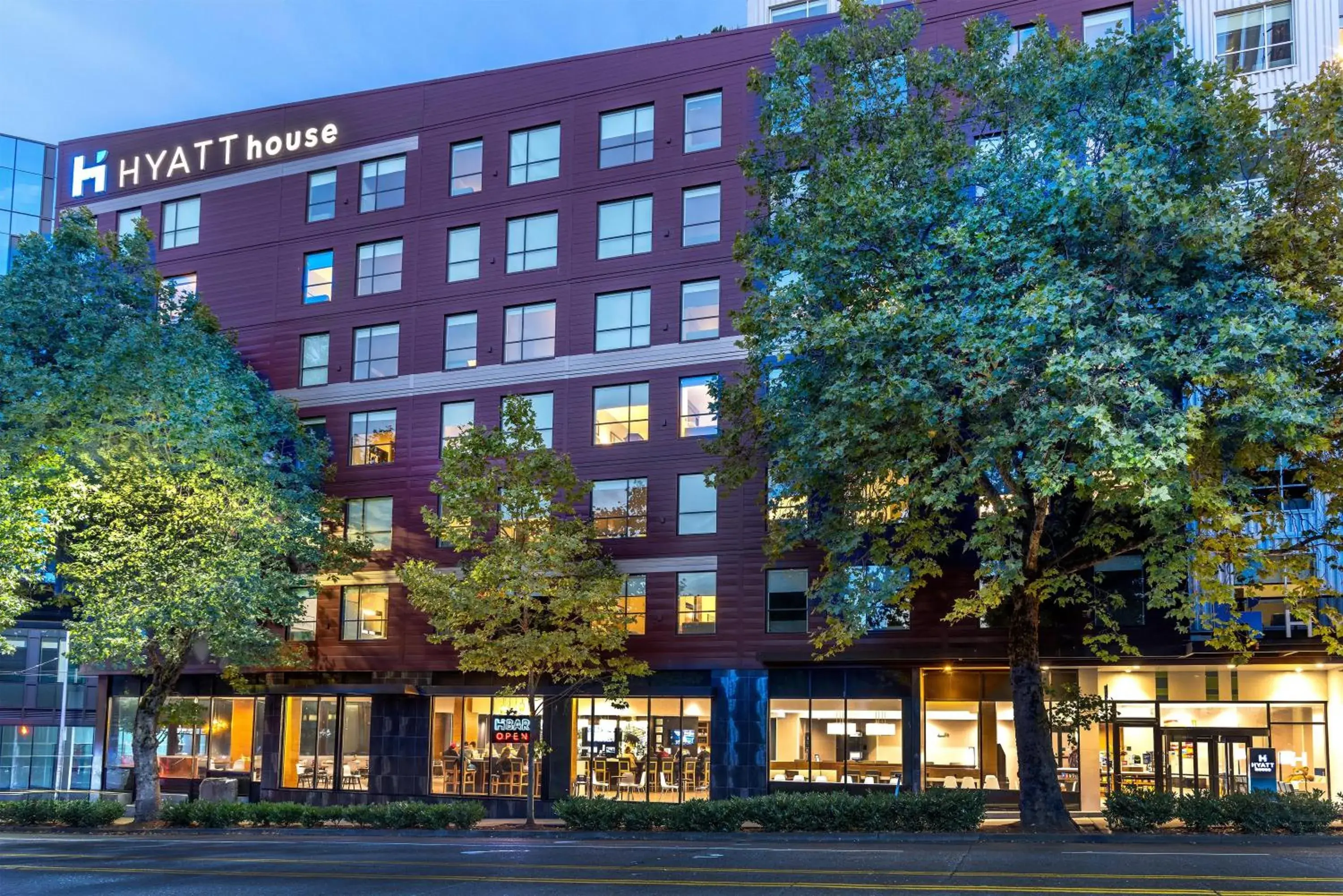 Property building in Hyatt House Seattle Downtown Property building in Hyatt House Seattle Downtown