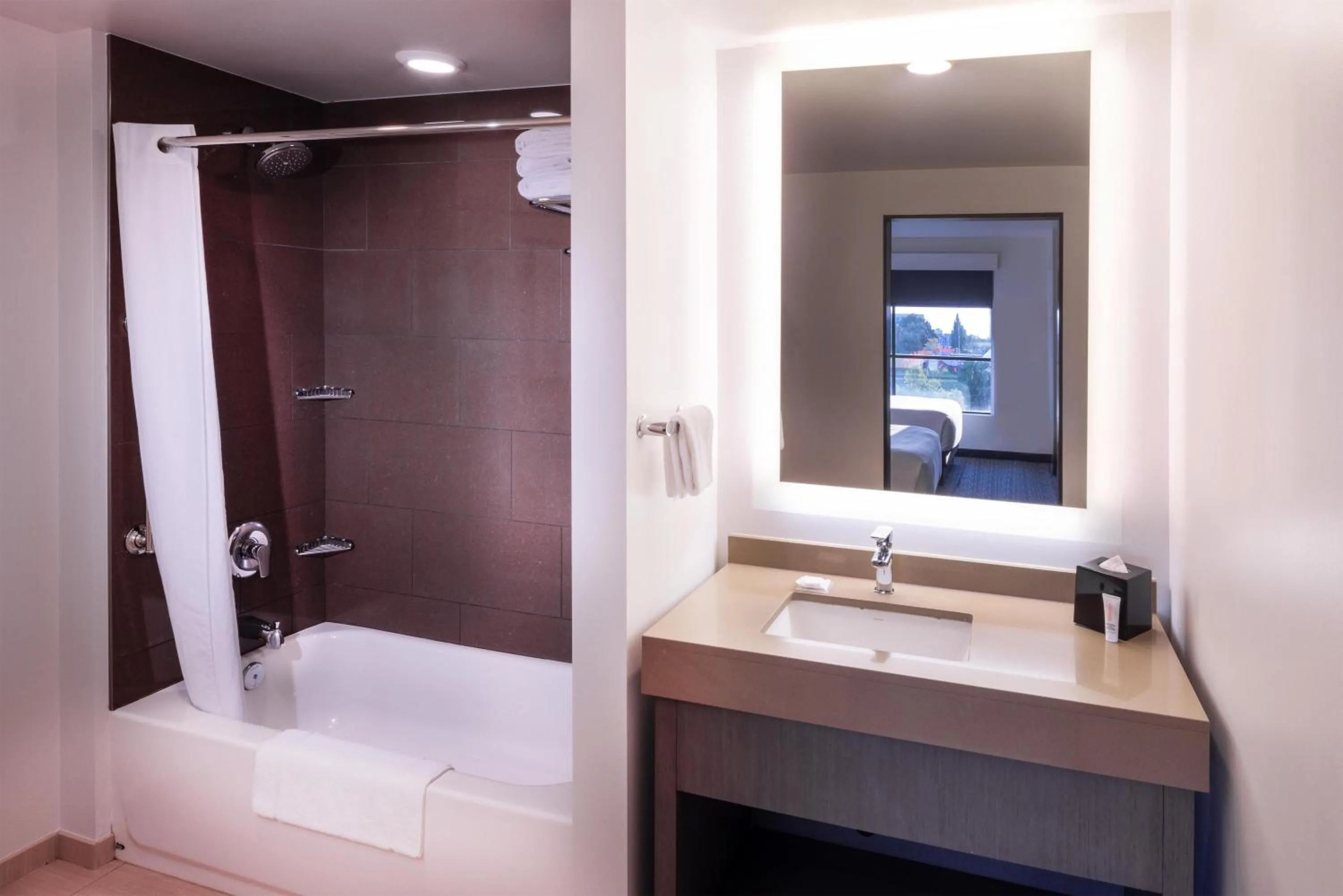 Bathroom in Hyatt House Seattle Downtown