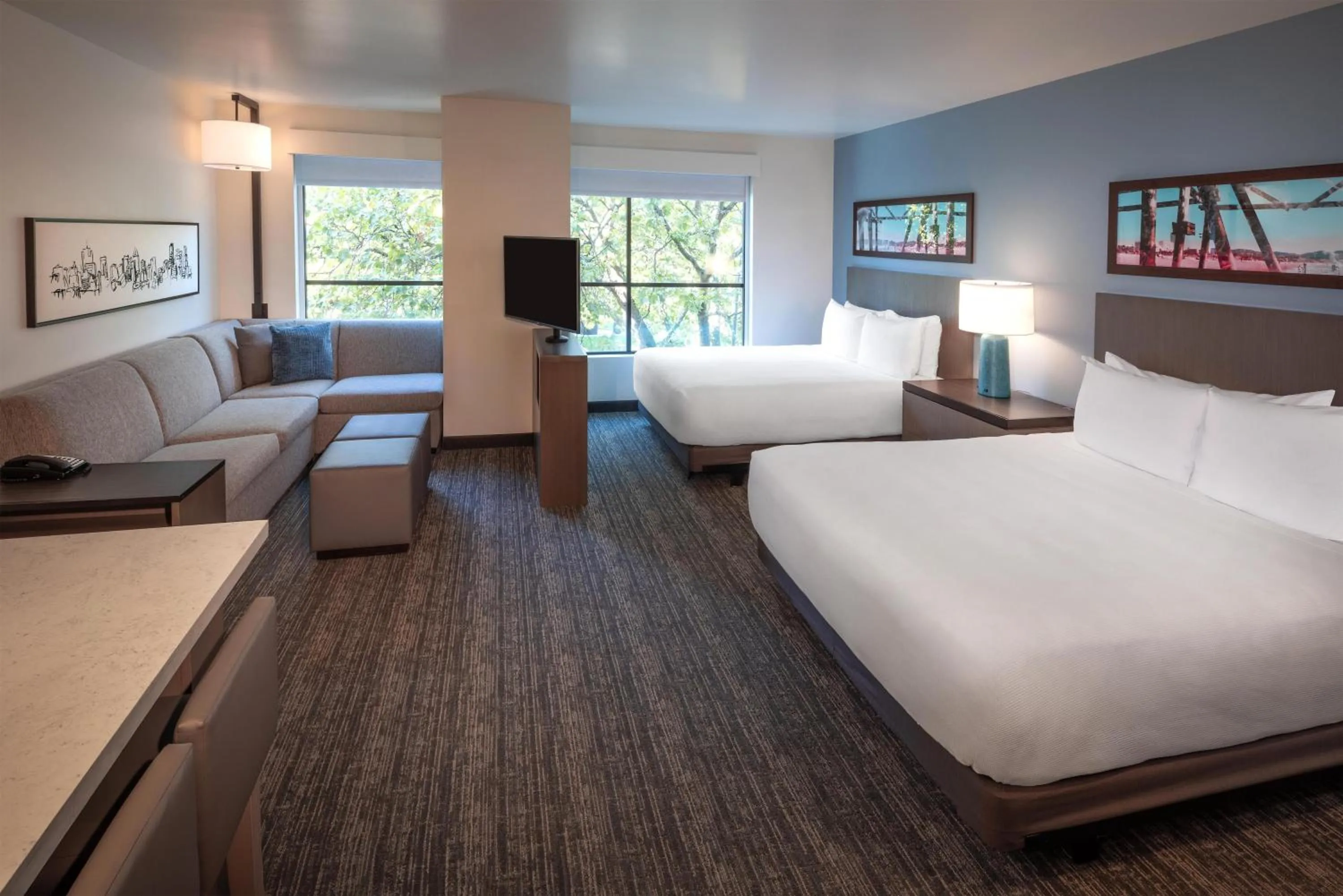 Bedroom, Bed in Hyatt House Seattle Downtown