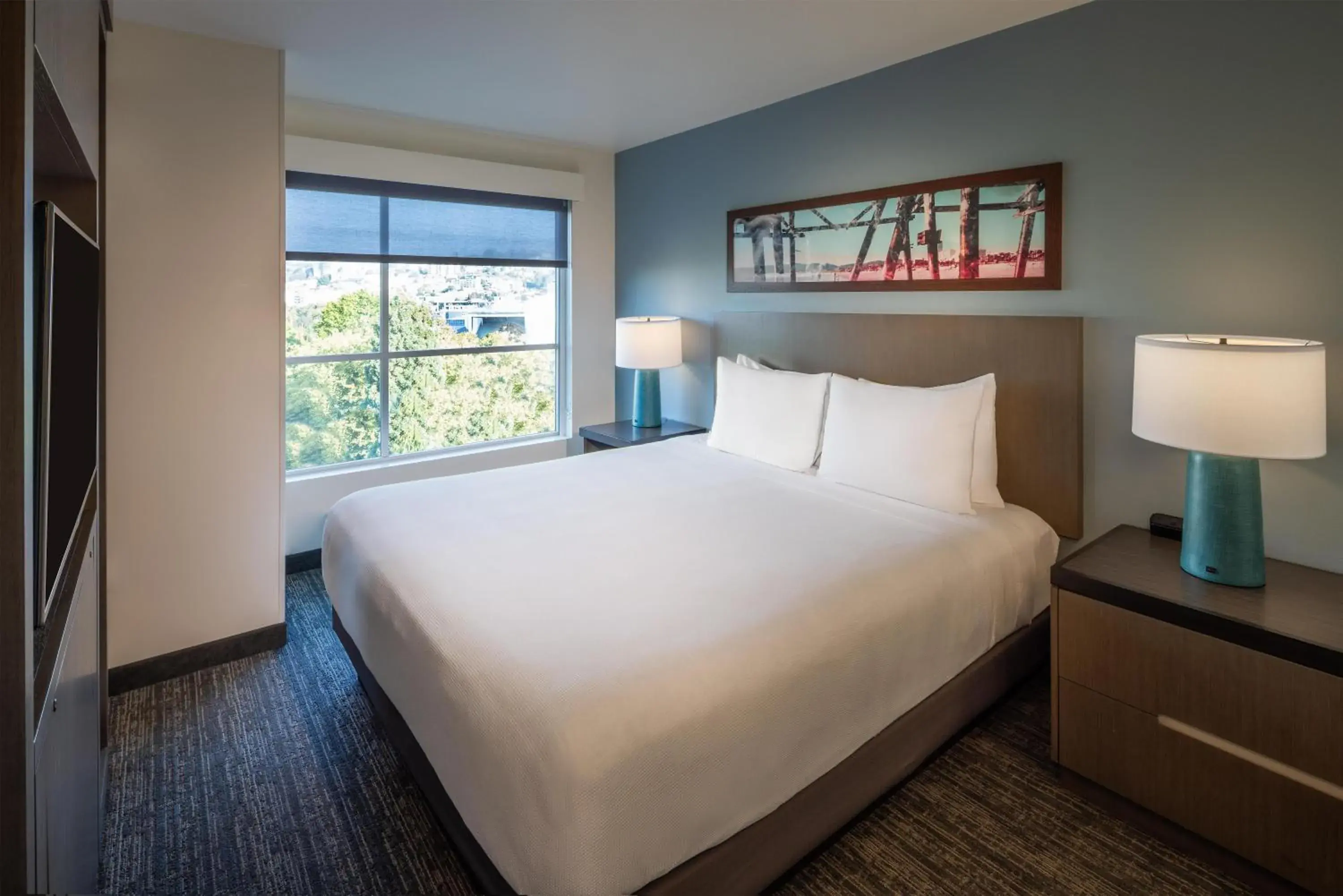 Bedroom, Bed in Hyatt House Seattle Downtown Bedroom, Bed in Hyatt House Seattle Downtown