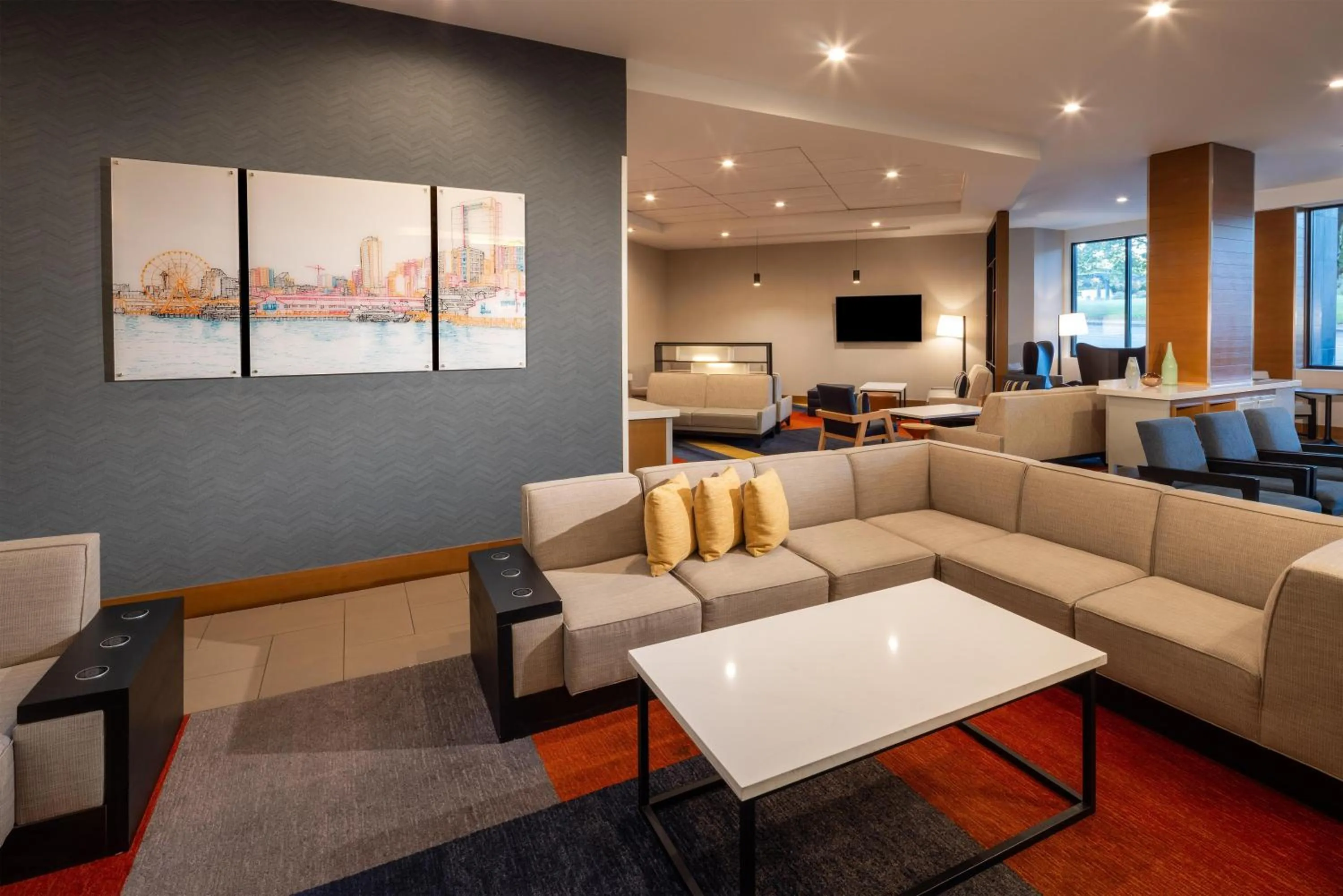 Lobby or reception in Hyatt House Seattle Downtown