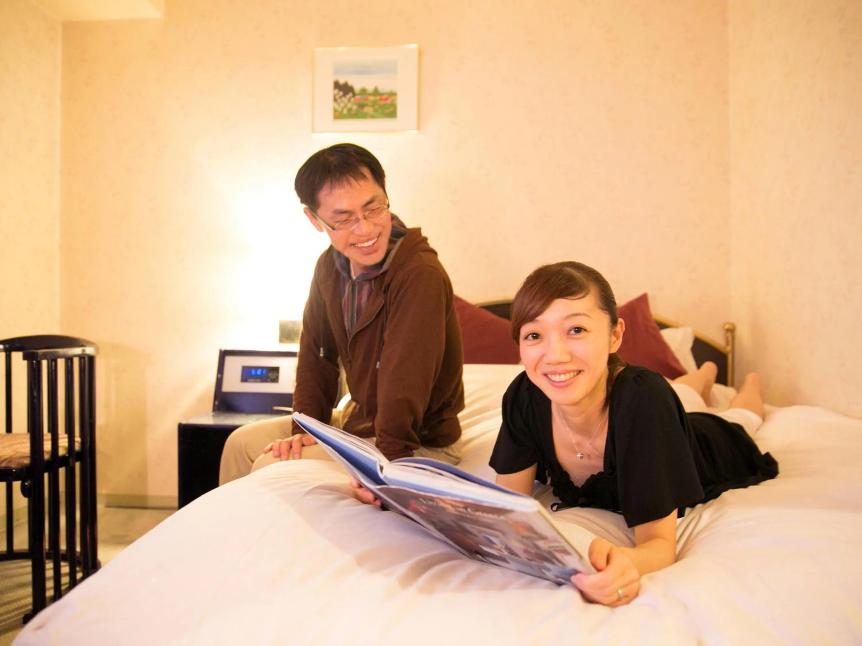 Photo of the whole room, Bed in hotel miura kaen