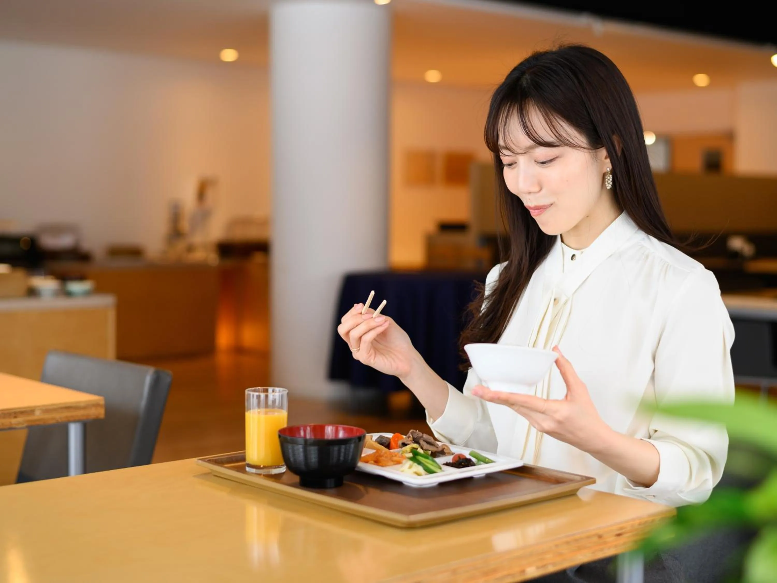 Breakfast in hotel miura kaen