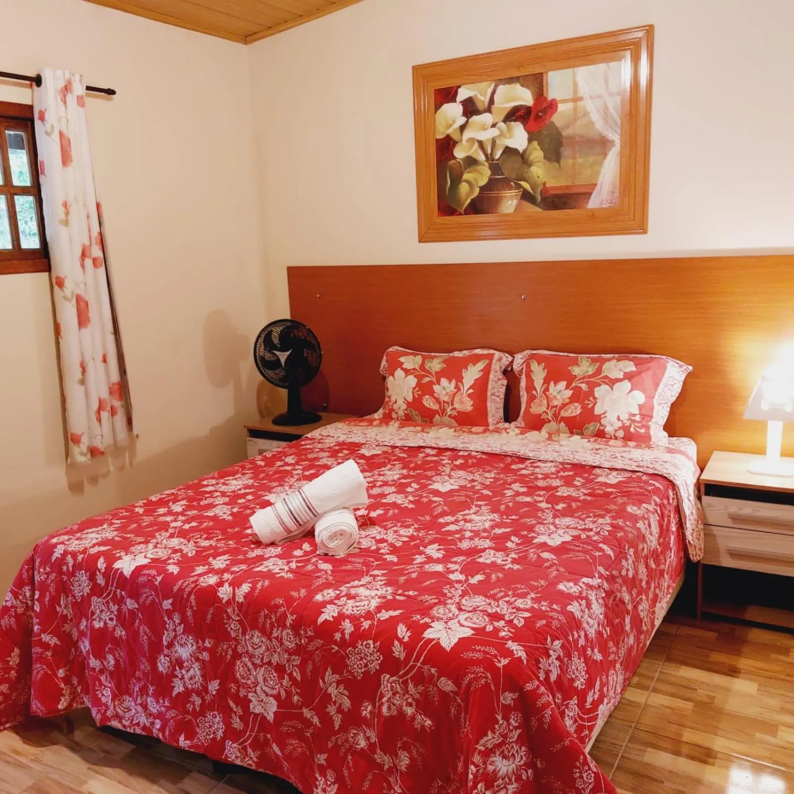 Bed in Pousada Lisieux