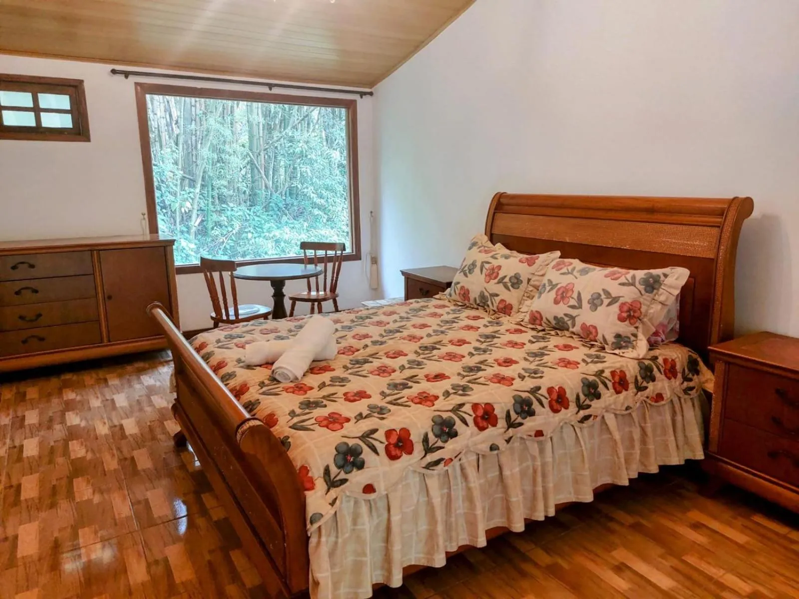 Bed in Pousada Lisieux