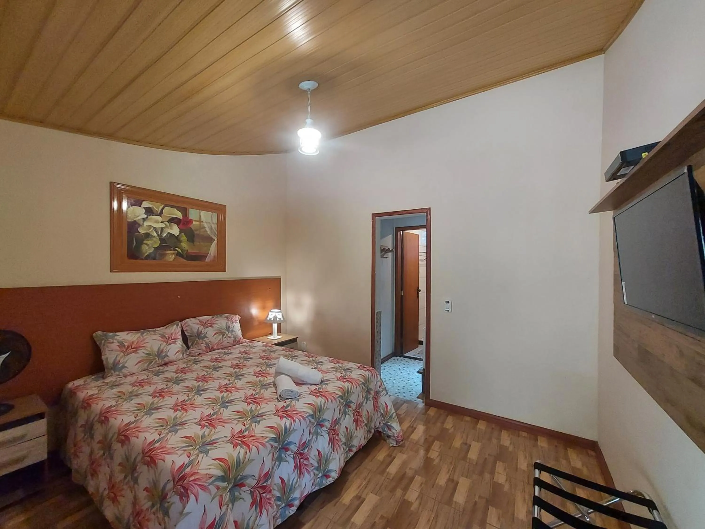 Bed in Pousada Lisieux