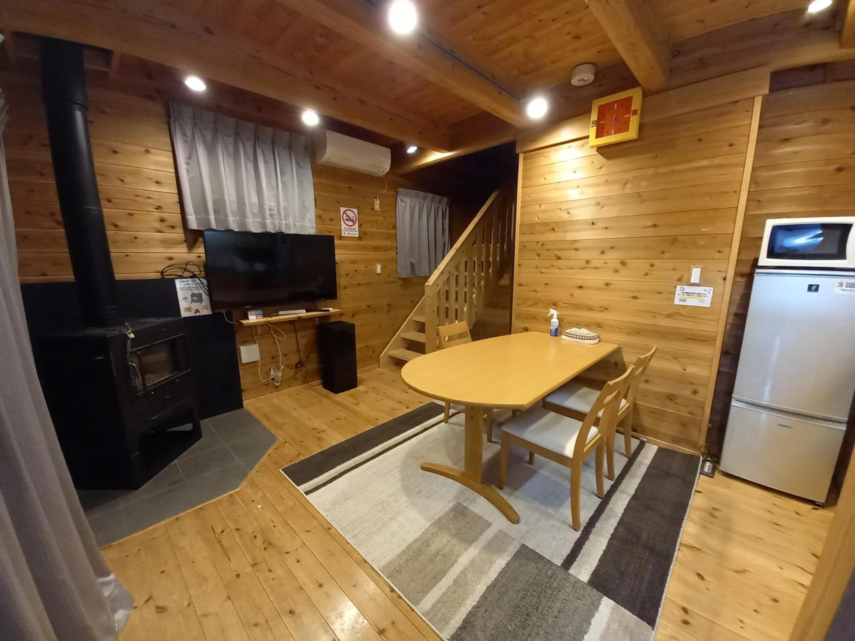 Living room in Villa Orange Cabin