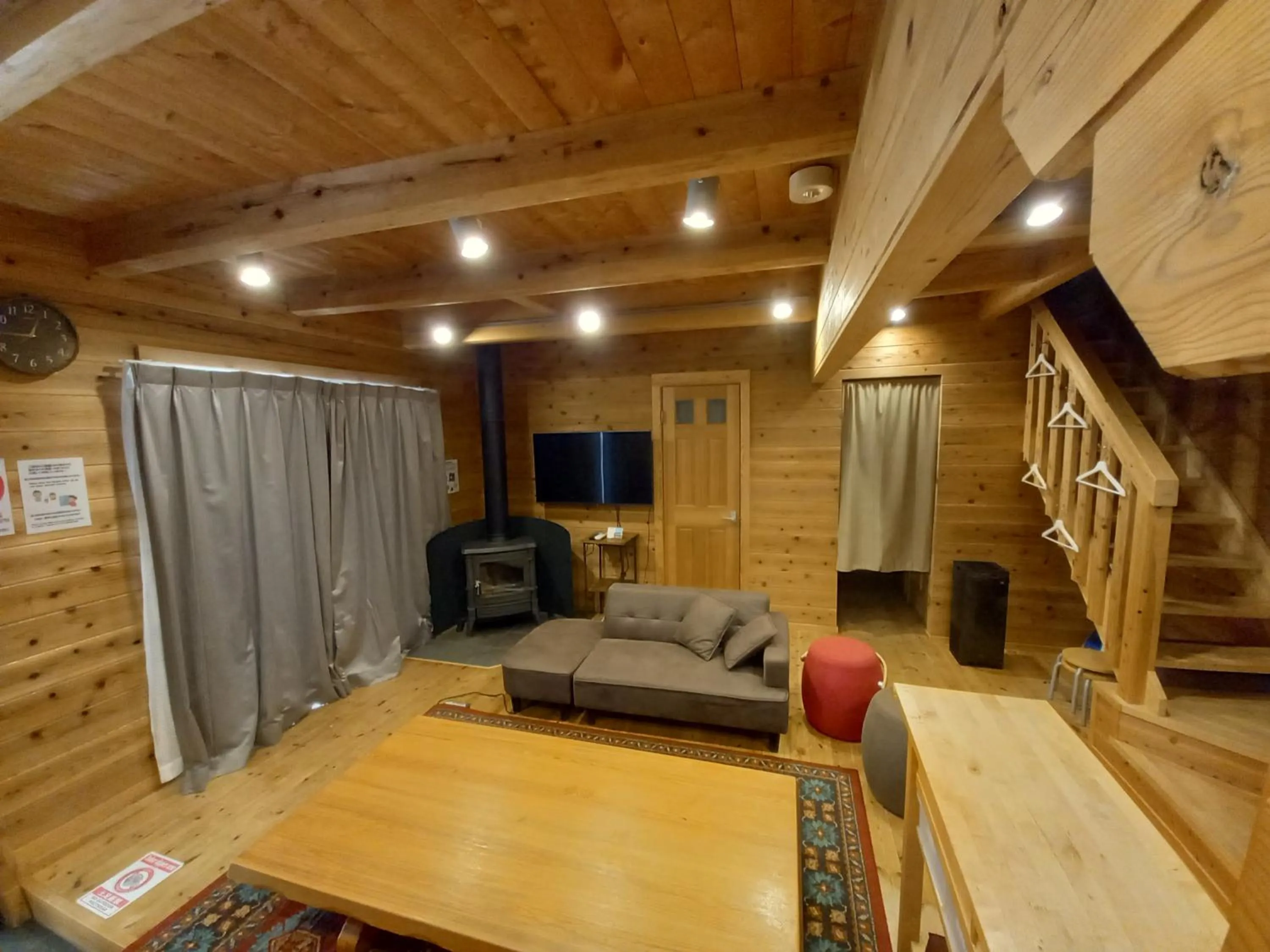 Living room in Villa Orange Cabin