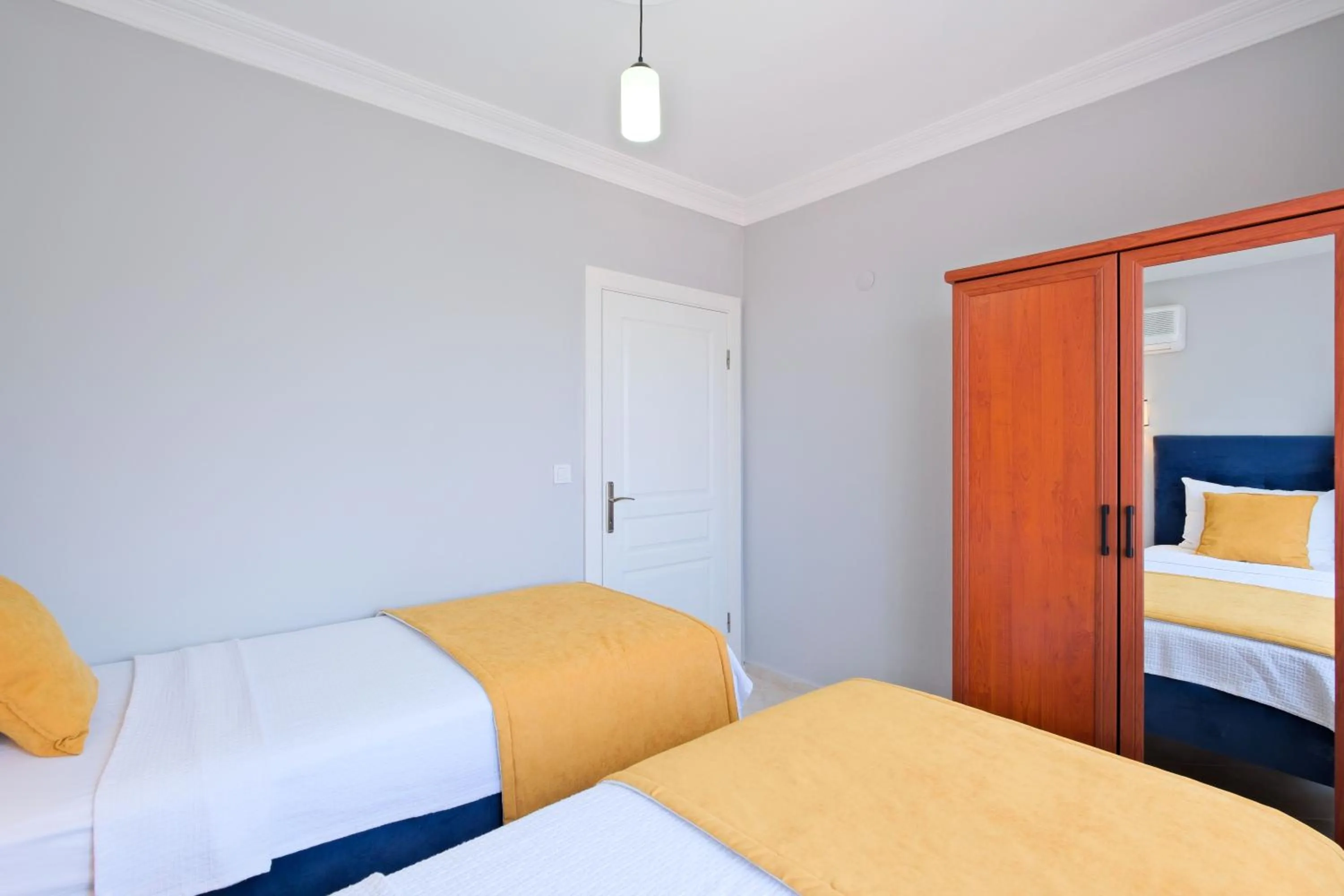 Bedroom in Gold Lion Apart Hotel