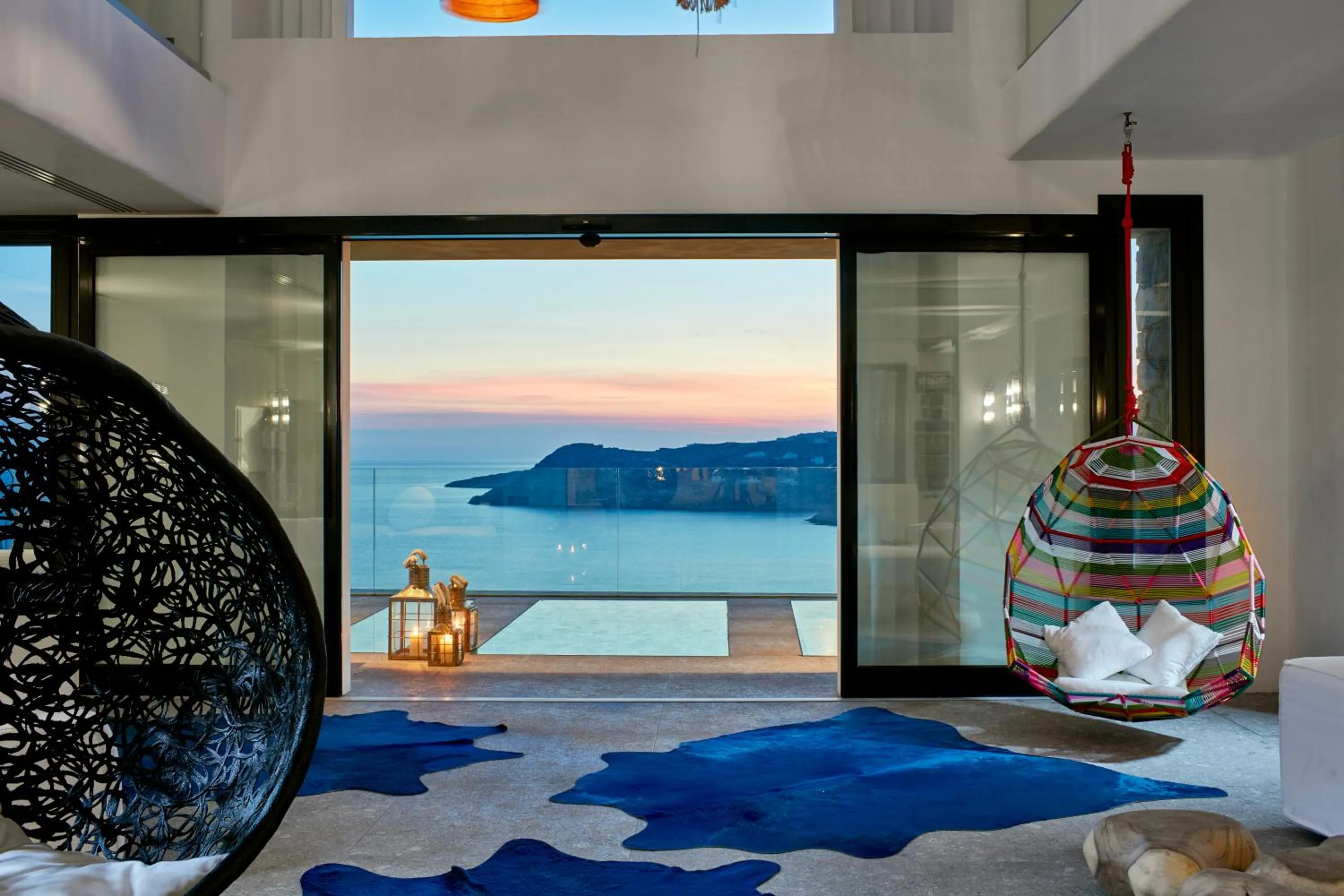 Lobby or reception in Myconian Avaton, a Member of Design Hotels