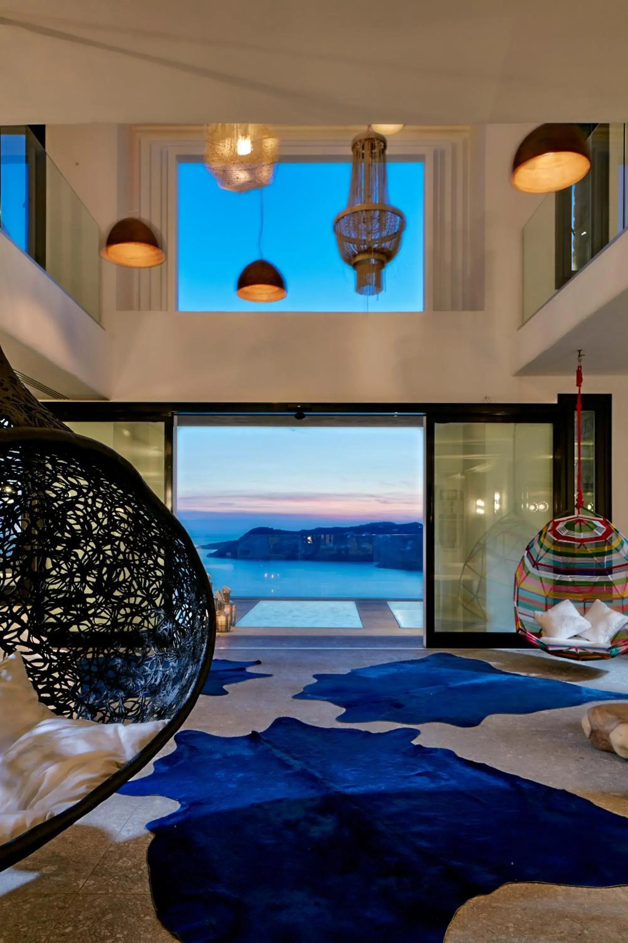 Lobby or reception, Bed in Myconian Avaton, a Member of Design Hotels Lobby or reception, Bed in Myconian Avaton, a Member of Design Hotels