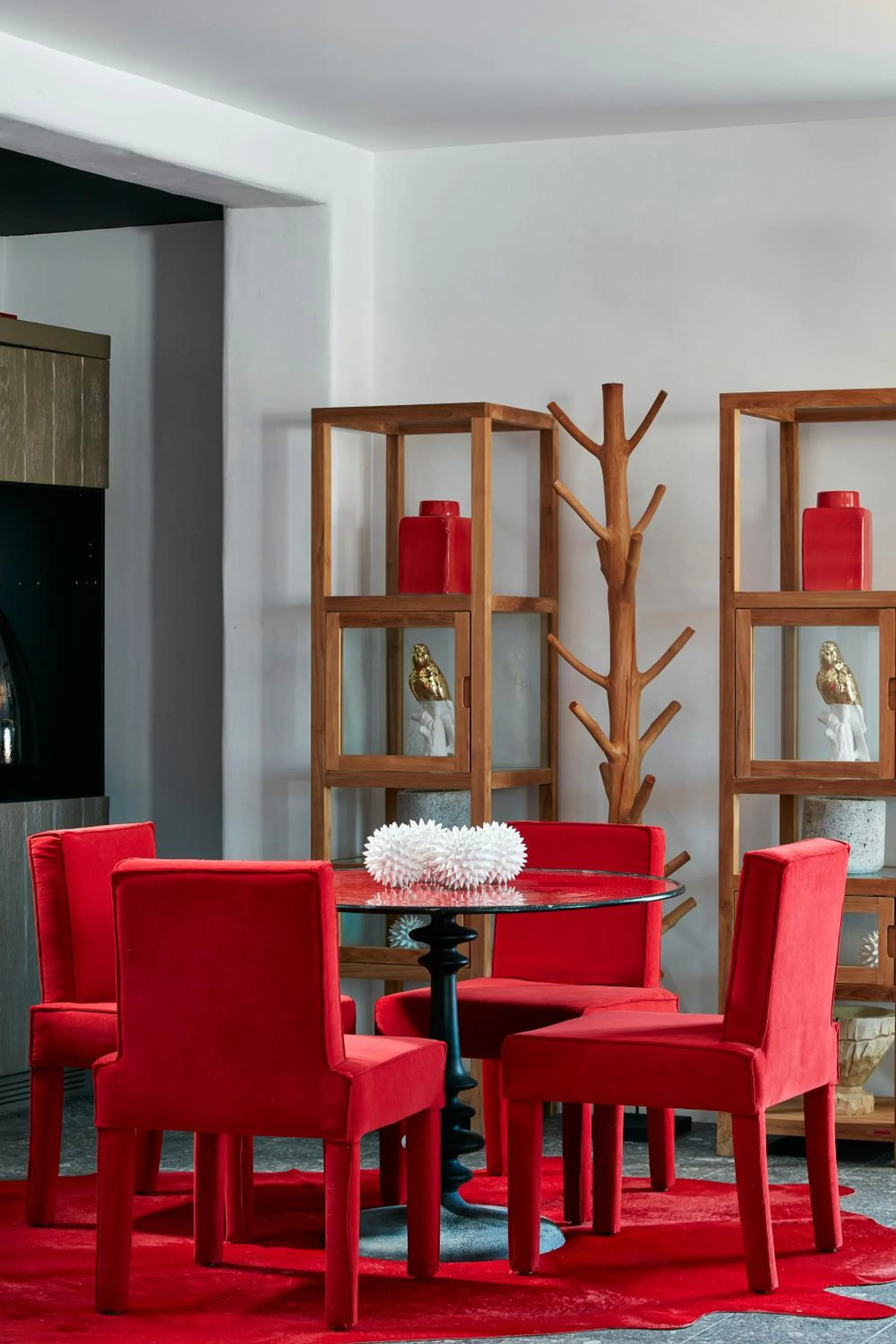 Seating area in Myconian Avaton, a Member of Design Hotels