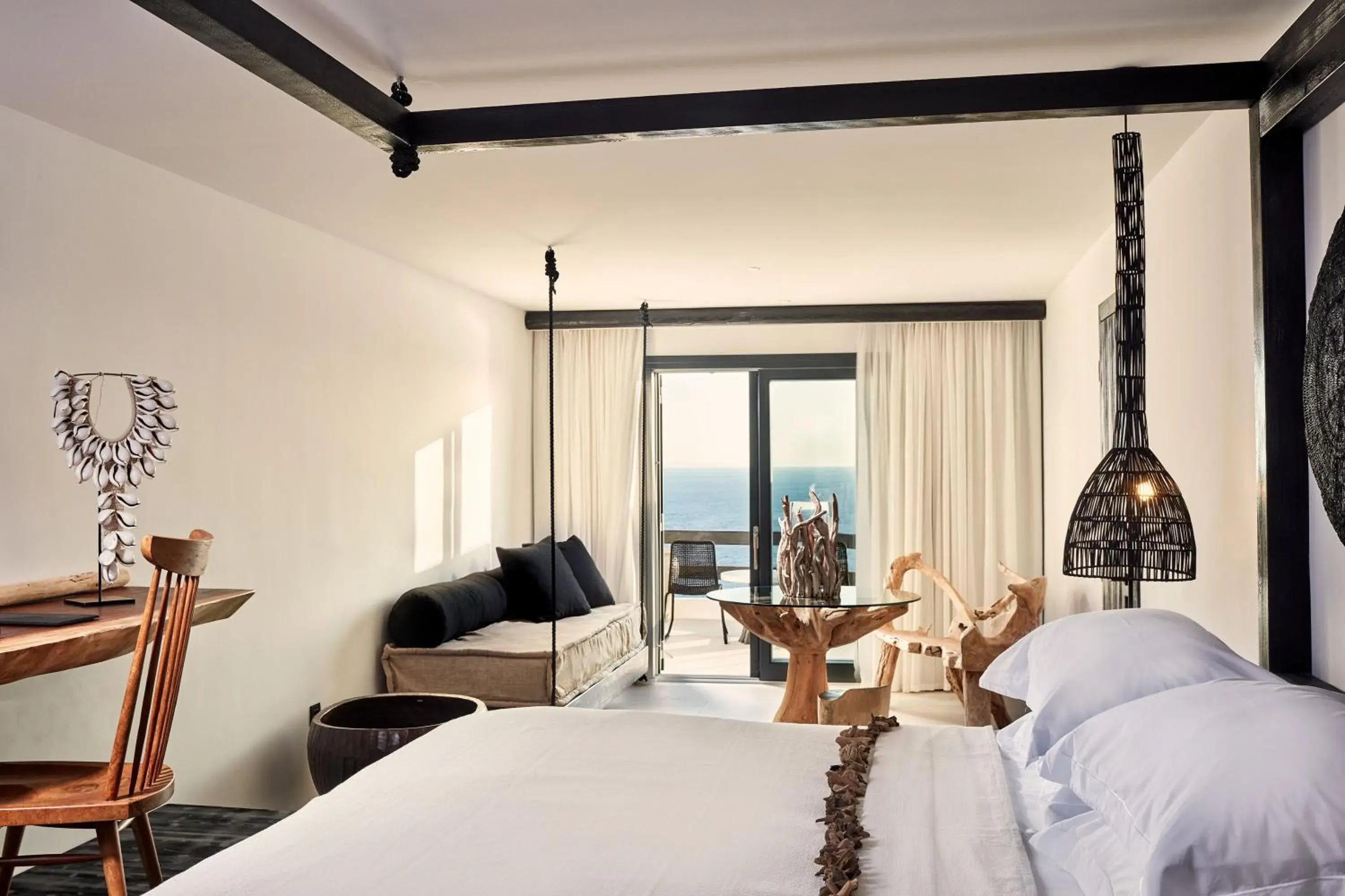 Photo of the whole room in Myconian Utopia Relais & Chateaux Photo of the whole room in Myconian Utopia Relais & Chateaux