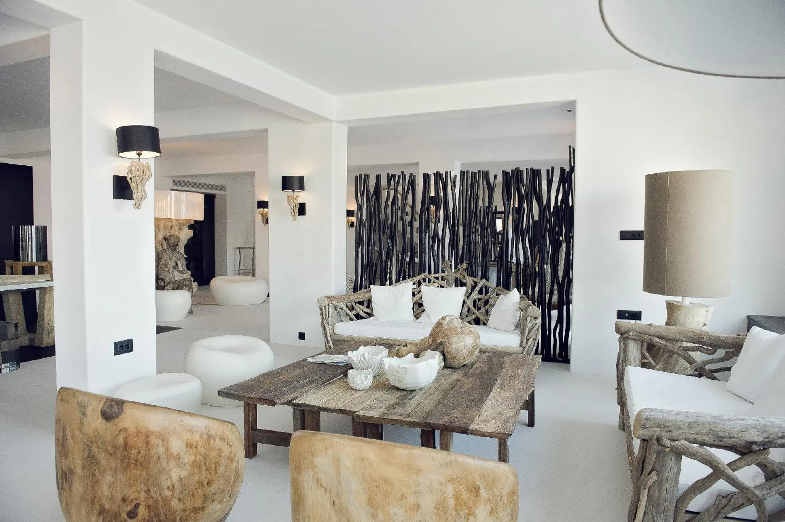 Lobby or reception in Myconian Utopia Relais & Chateaux Lobby or reception in Myconian Utopia Relais & Chateaux