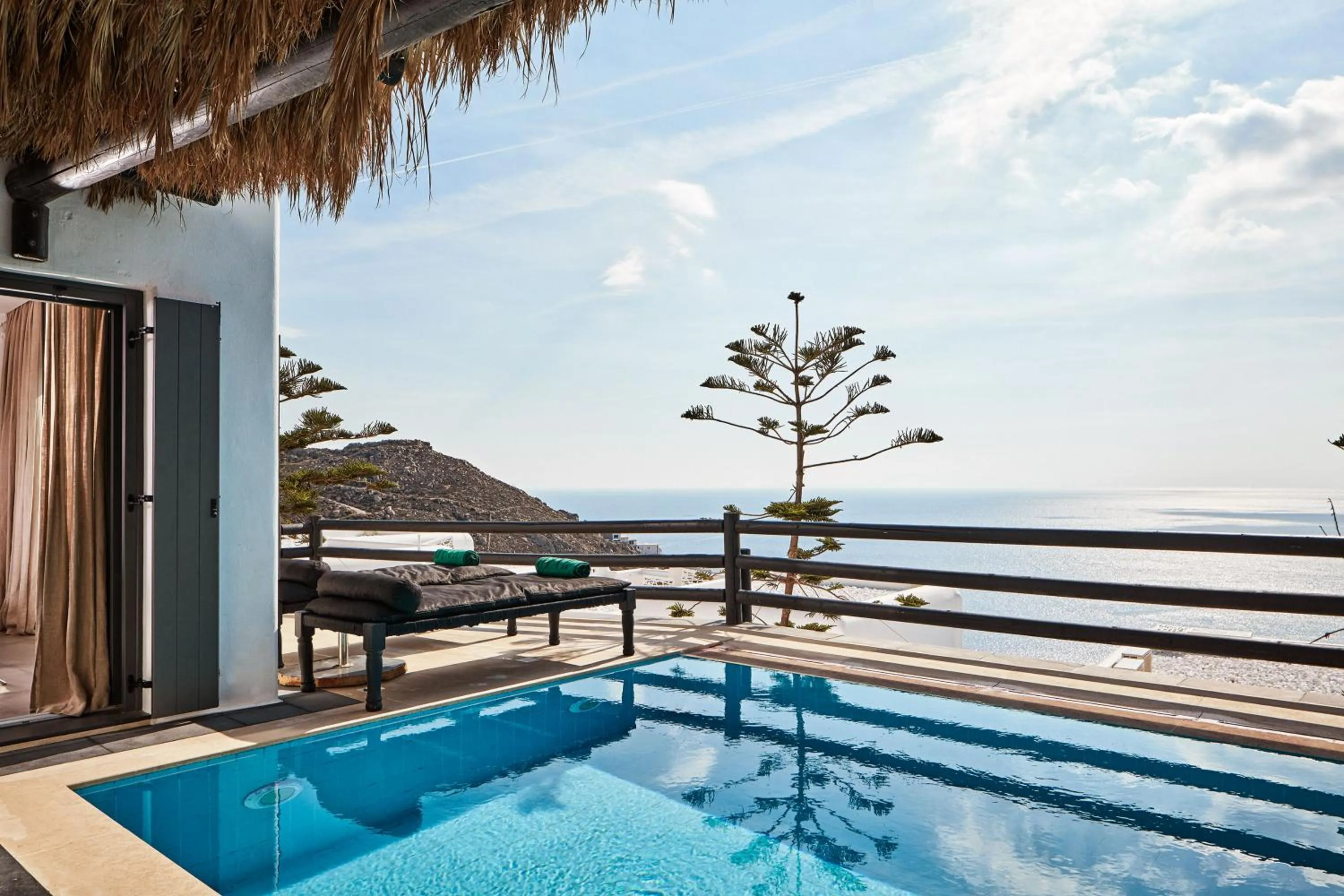 Balcony/Terrace in Myconian Utopia Relais & Chateaux