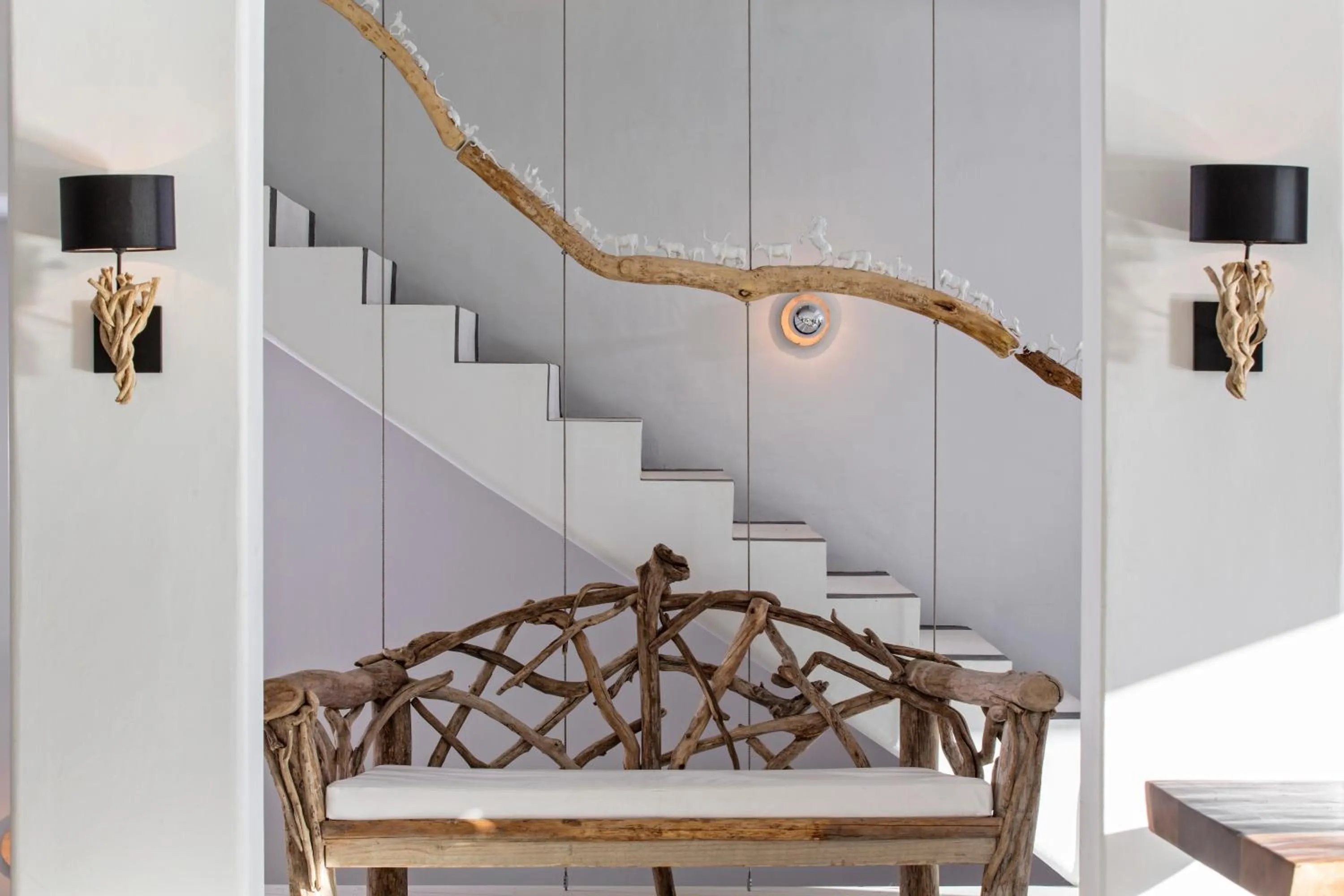 Lobby or reception in Myconian Utopia Relais & Chateaux