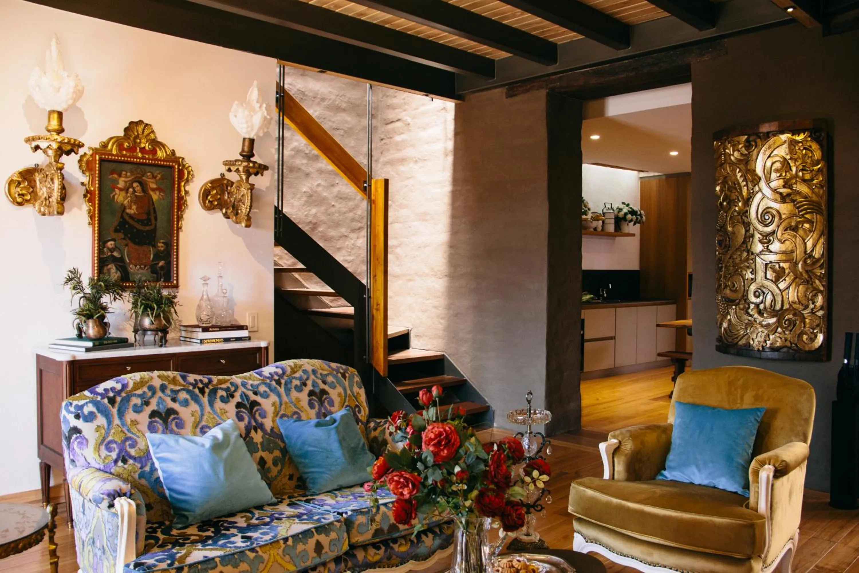 Living room in Casa Santa Clara - Colonial Boutique Hotel