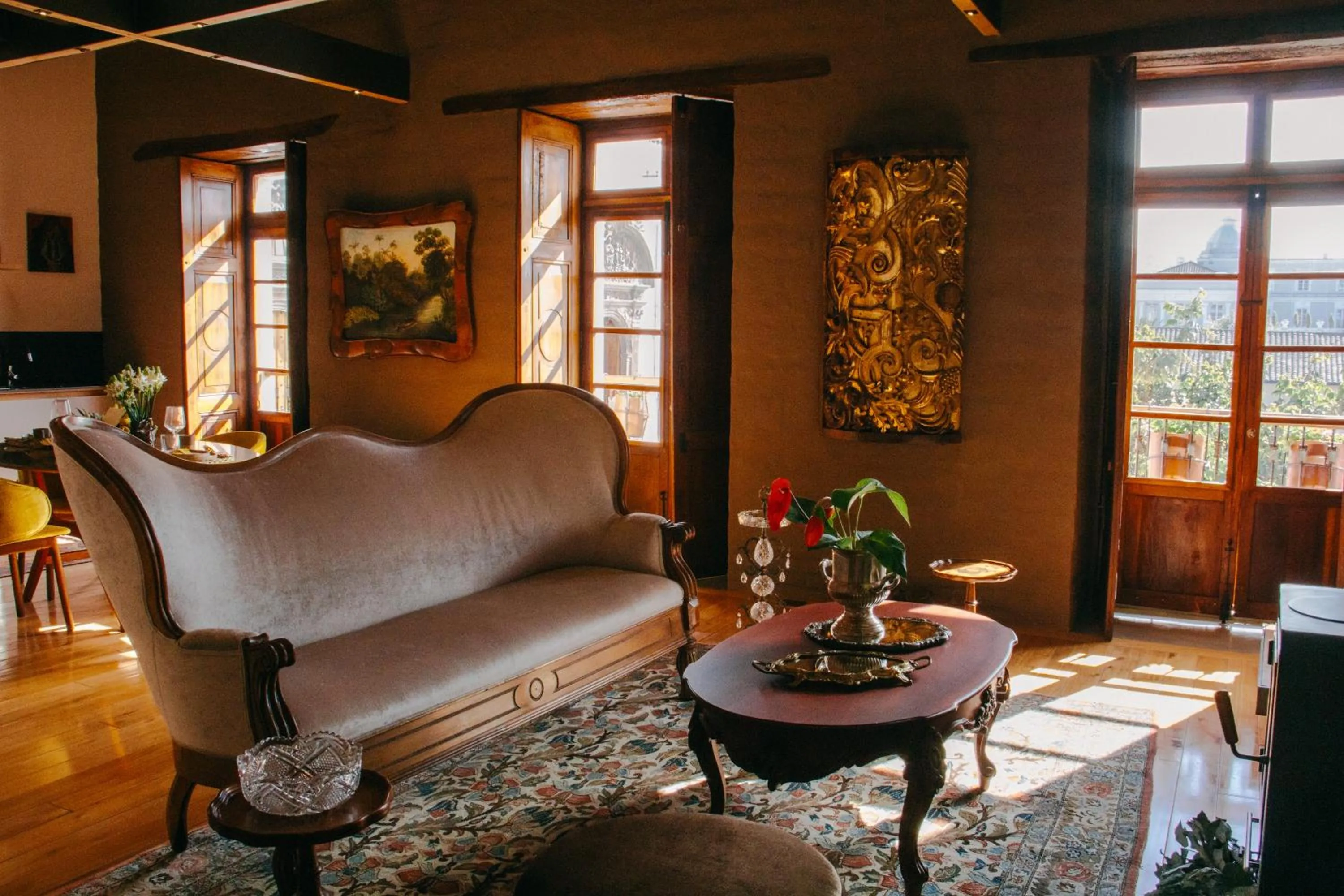 Living room in Casa Santa Clara - Colonial Boutique Hotel