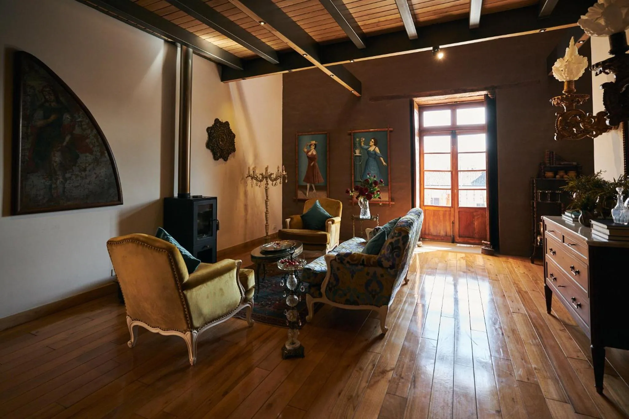 Living room in Casa Santa Clara - Colonial Boutique Hotel