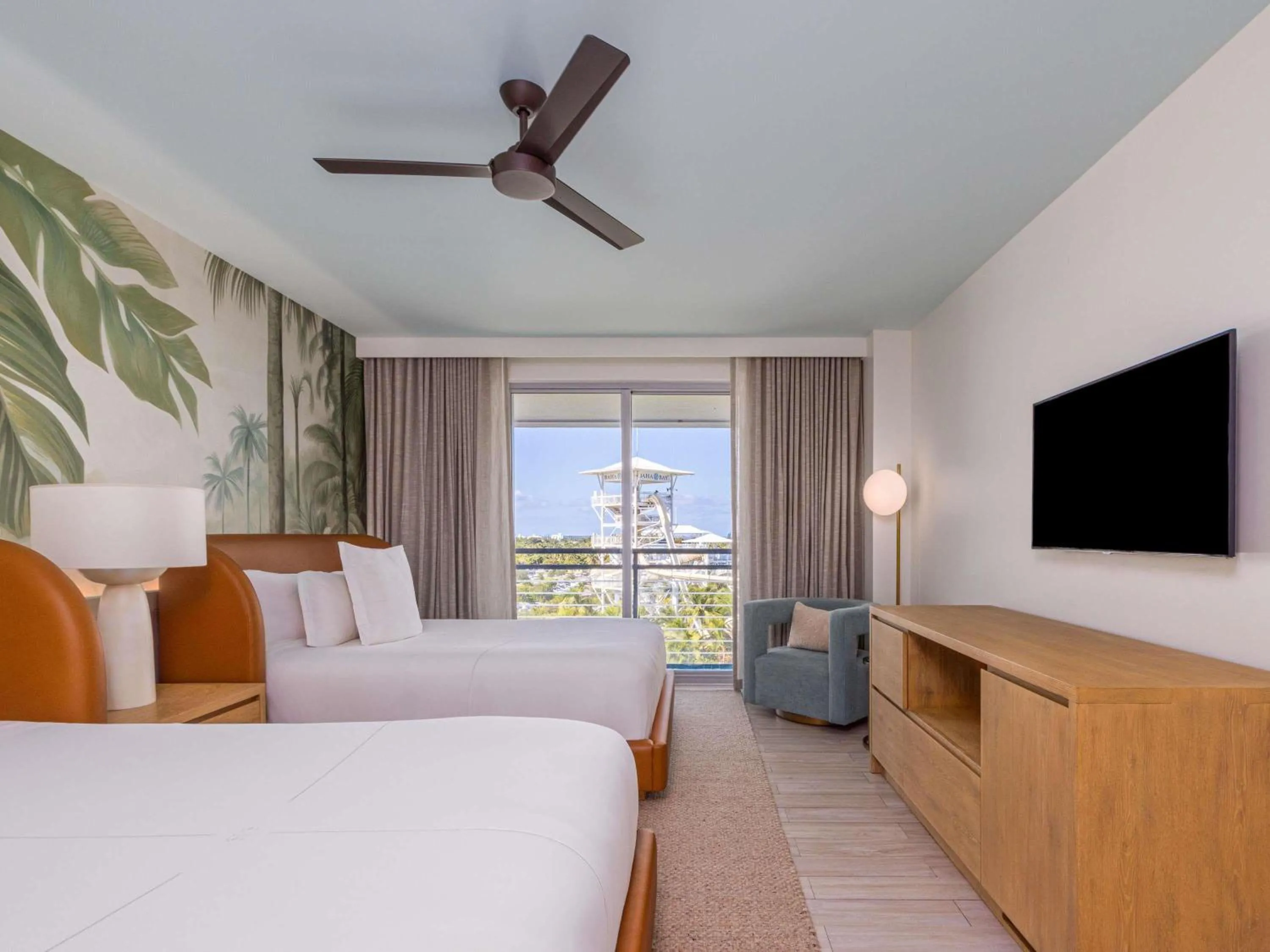 Bedroom, Bed in SLS at Baha Mar