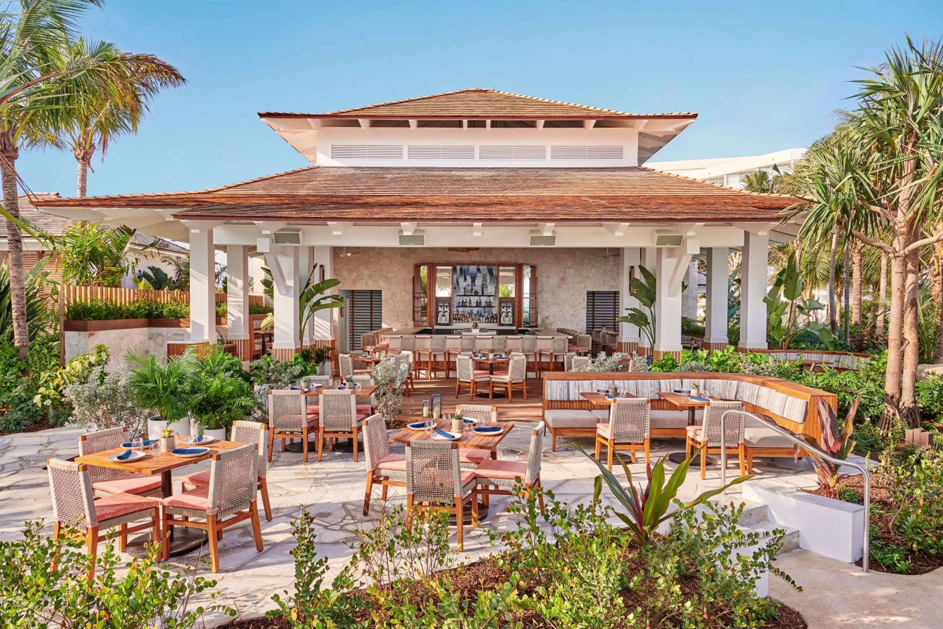 Patio in SLS at Baha Mar