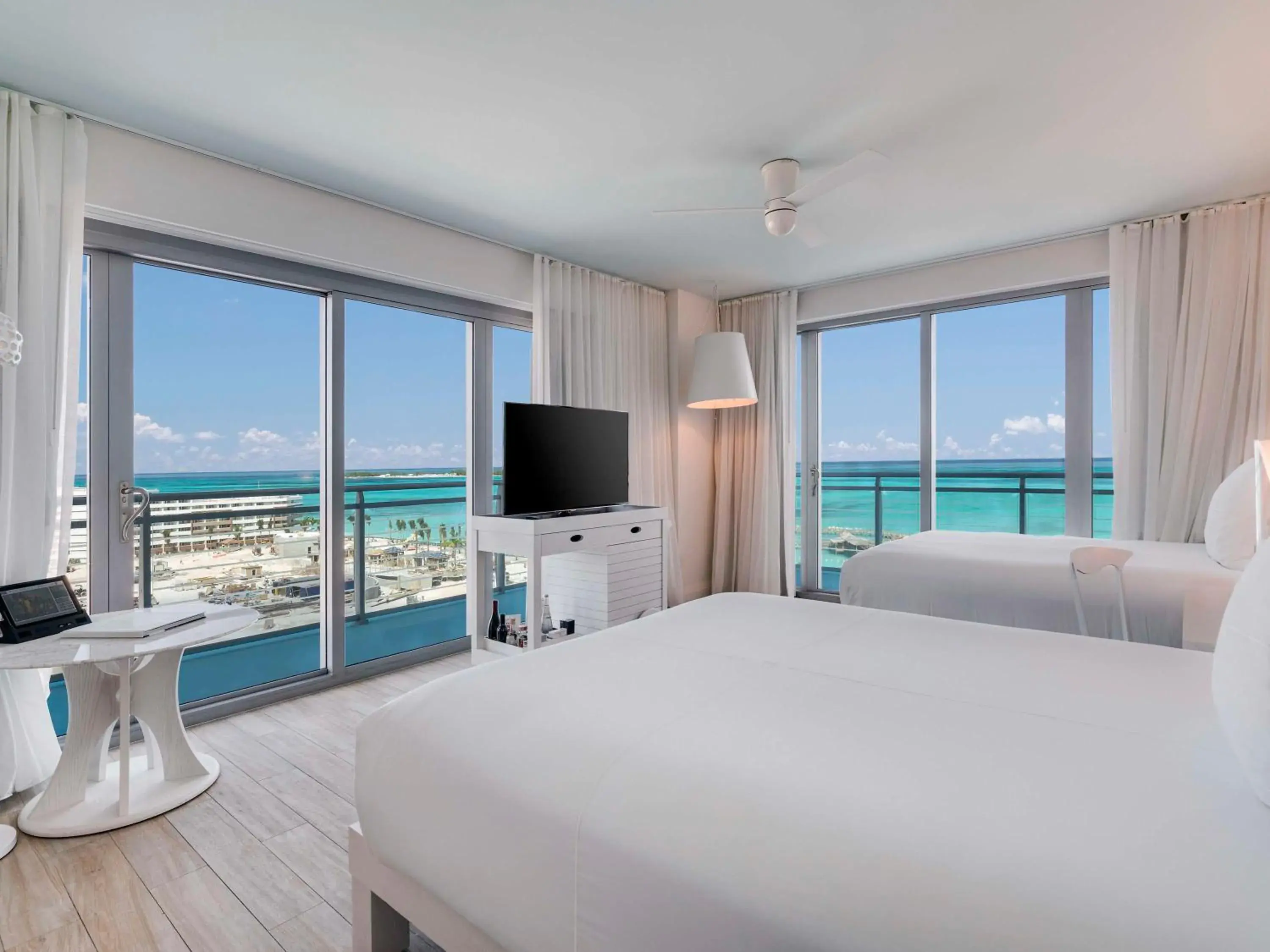 Bedroom, Bed in SLS at Baha Mar Bedroom, Bed in SLS at Baha Mar