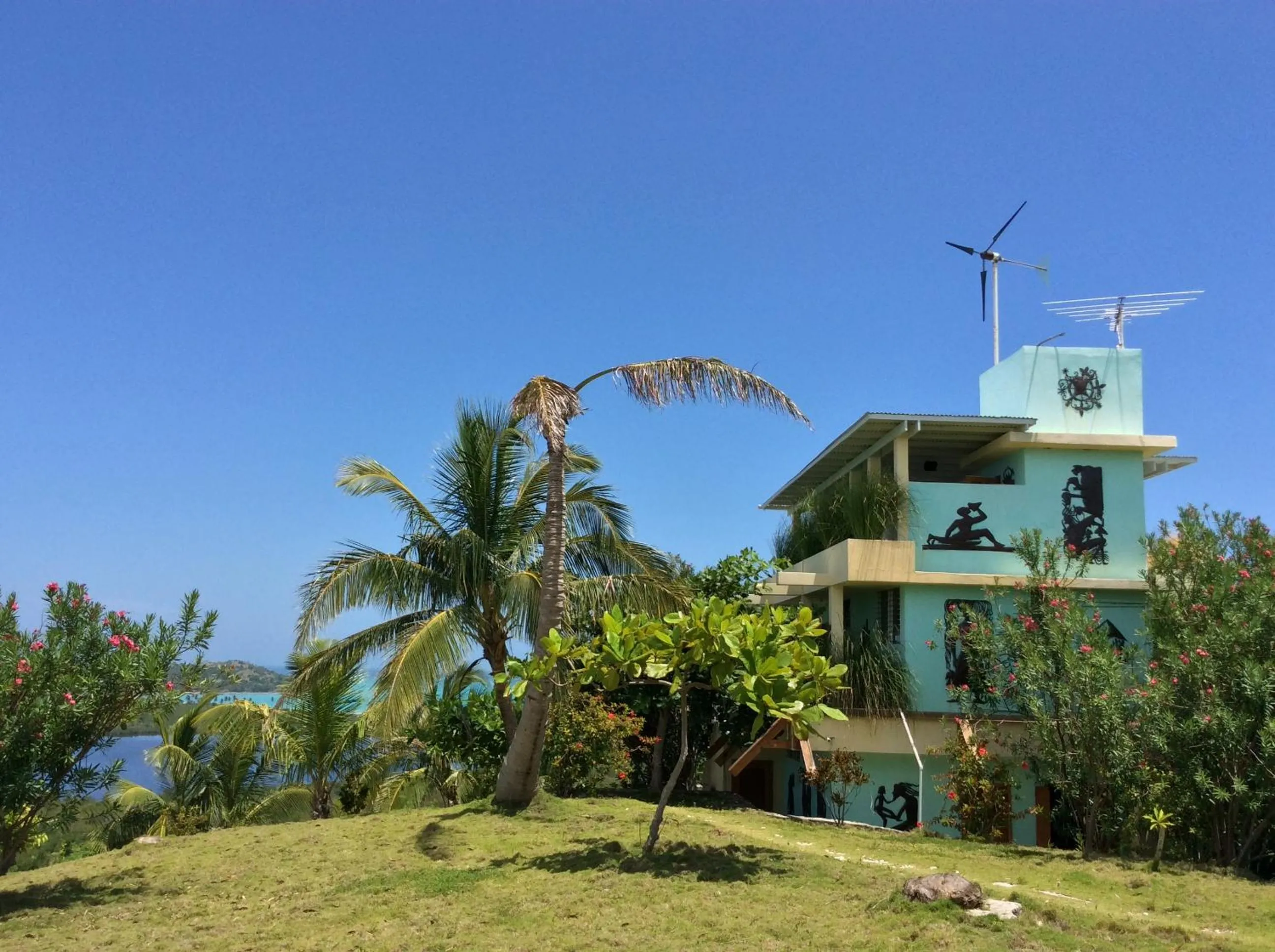 Garden view in Suites la Colline