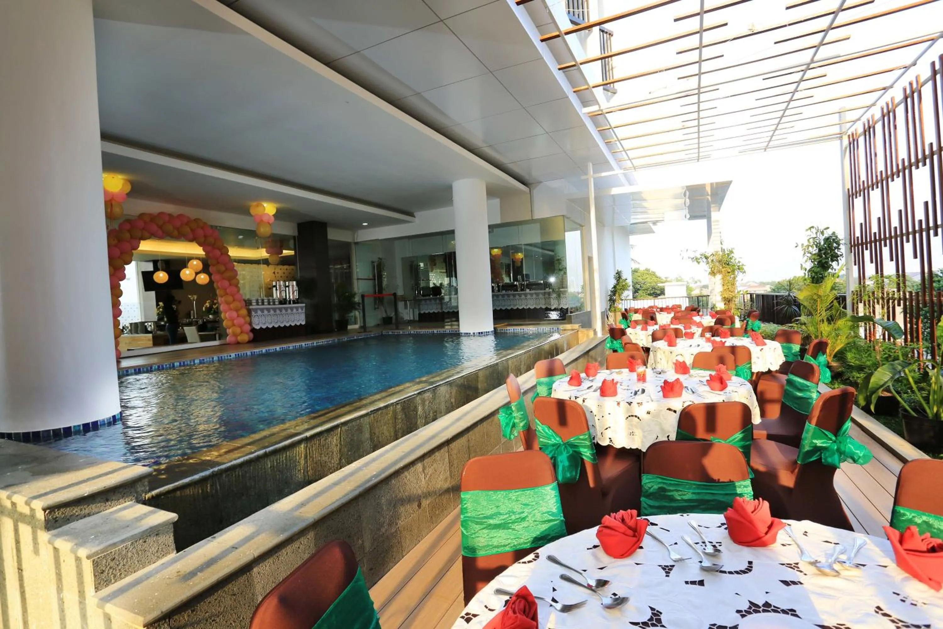 Swimming pool, Restaurant/Places to Eat in Cipta Hotel Pancoran