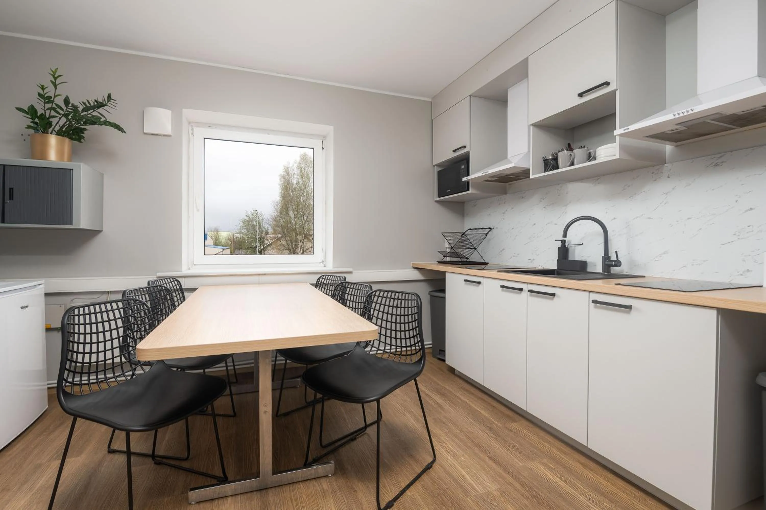 Communal kitchen in Reldor Motell