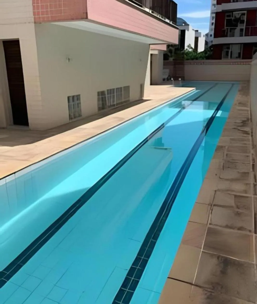 Swimming pool in SCR- Ipanema- 2 Qts com Piscina Sauna Varanda e Garagem