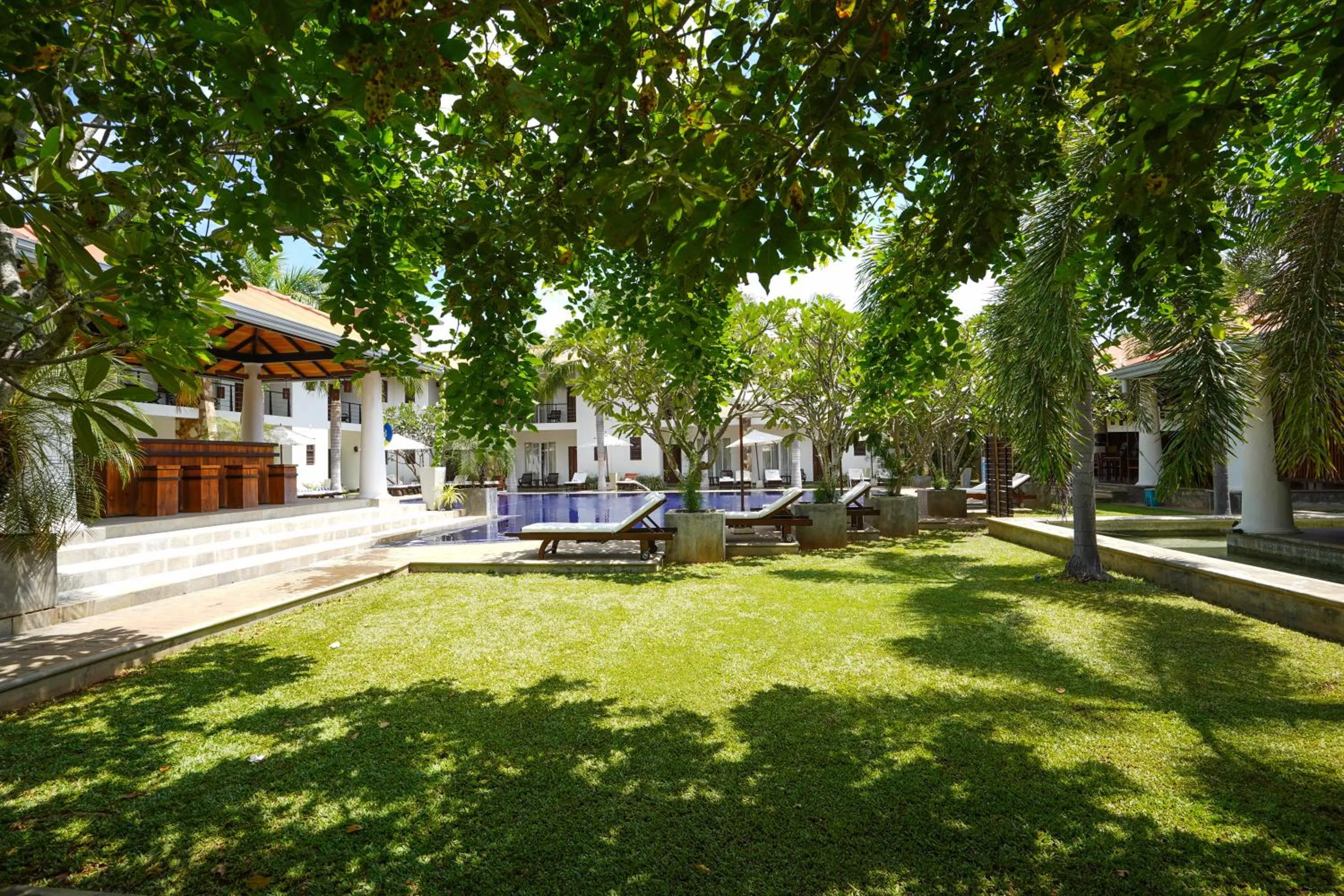 Garden view in Hotel Tamarind Tree