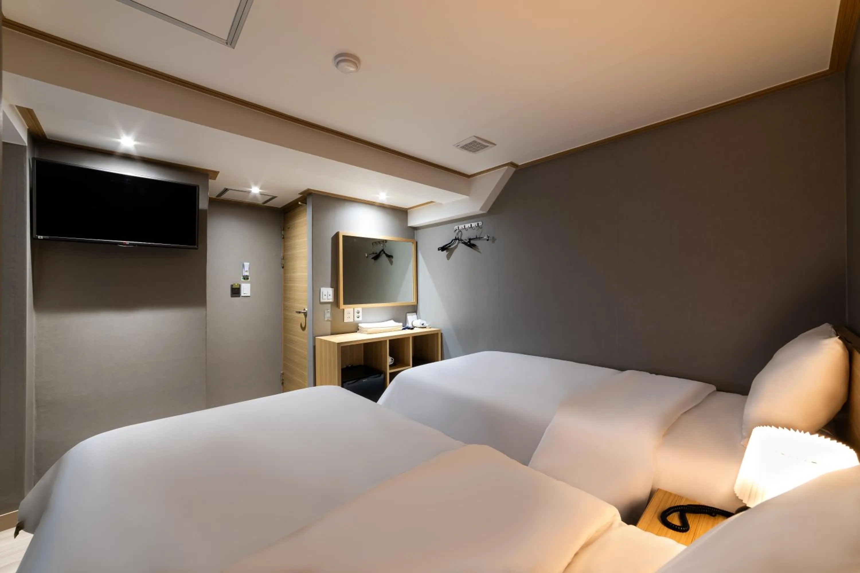Bed in About Stay Seoul