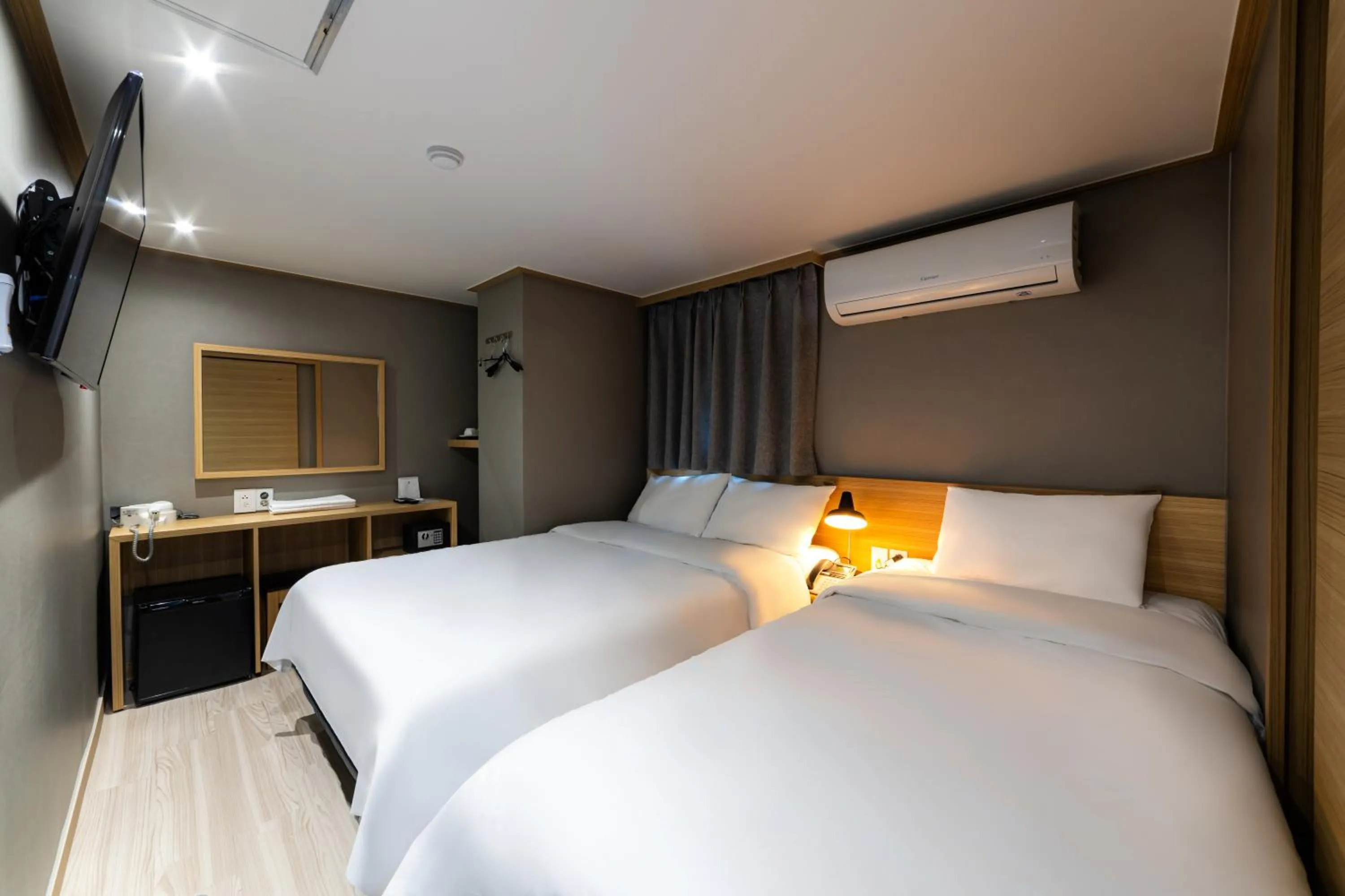 Bed in About Stay Seoul